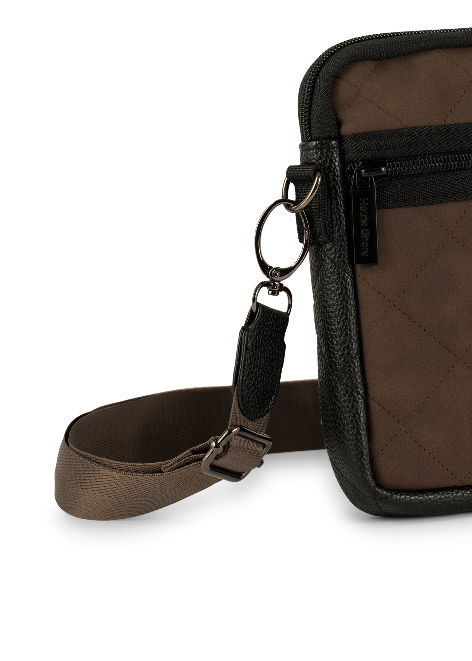 Casey Espresso Cellphone Bag