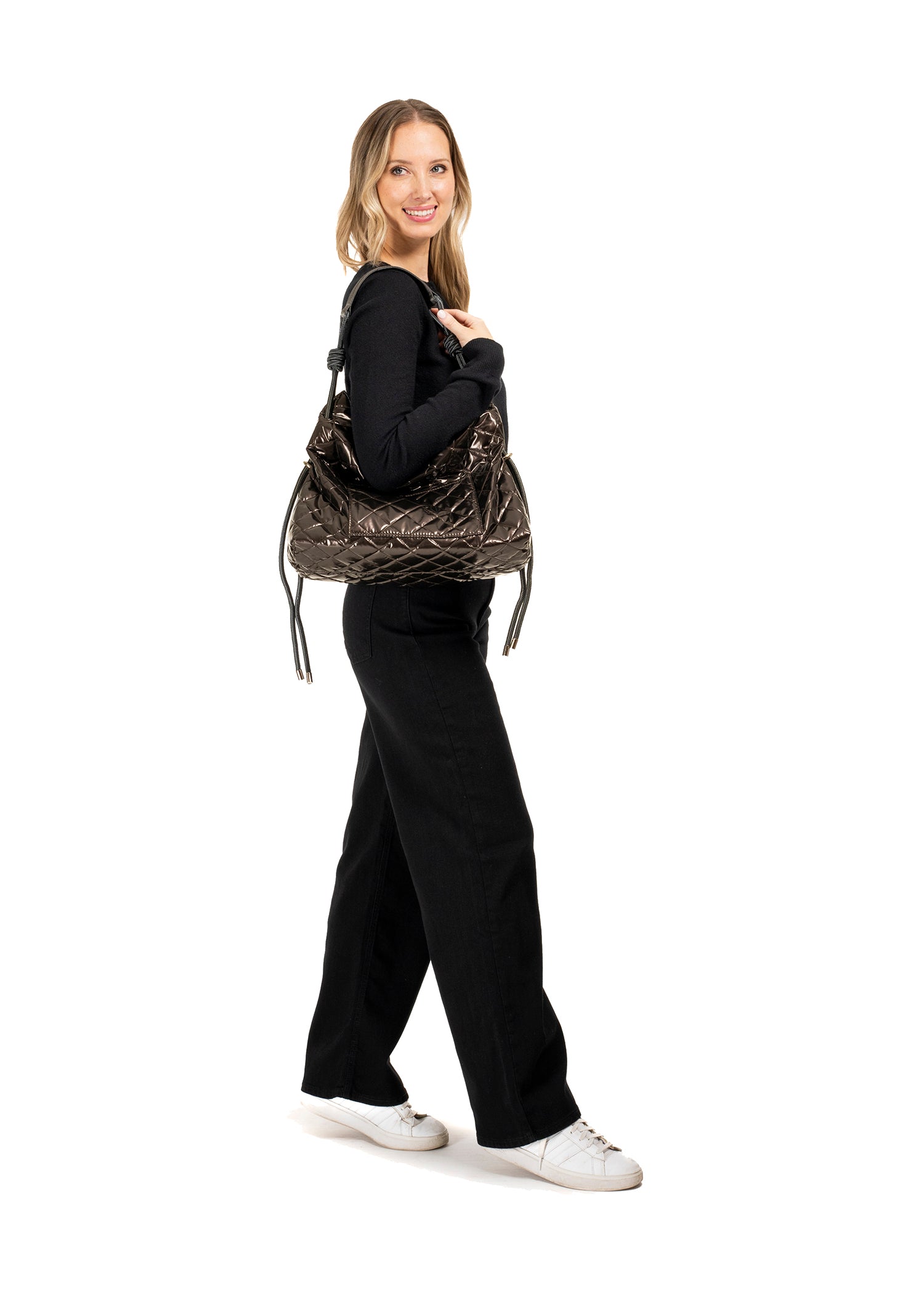 Stacey Smoke Convertible Shoulder Bag - FINAL SALE