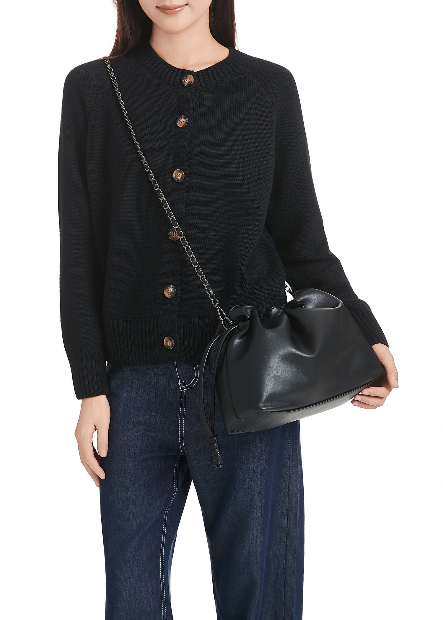 Taylor Black Convertible Crossbody