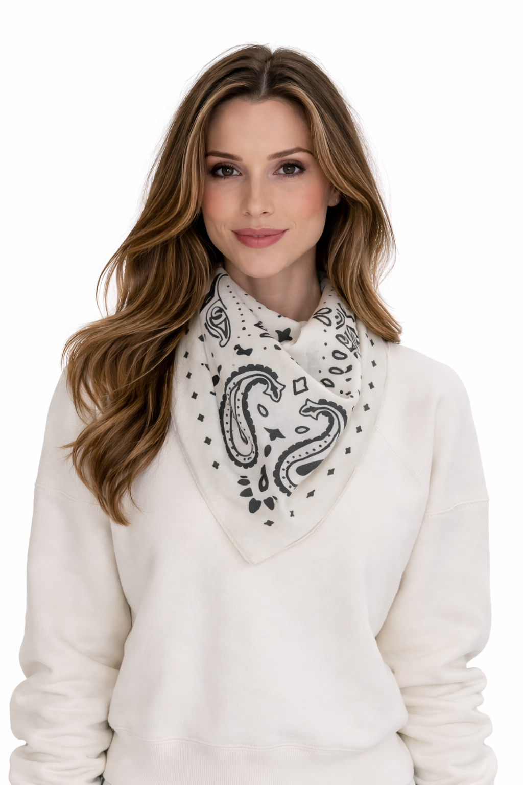 Bandana Scarf White