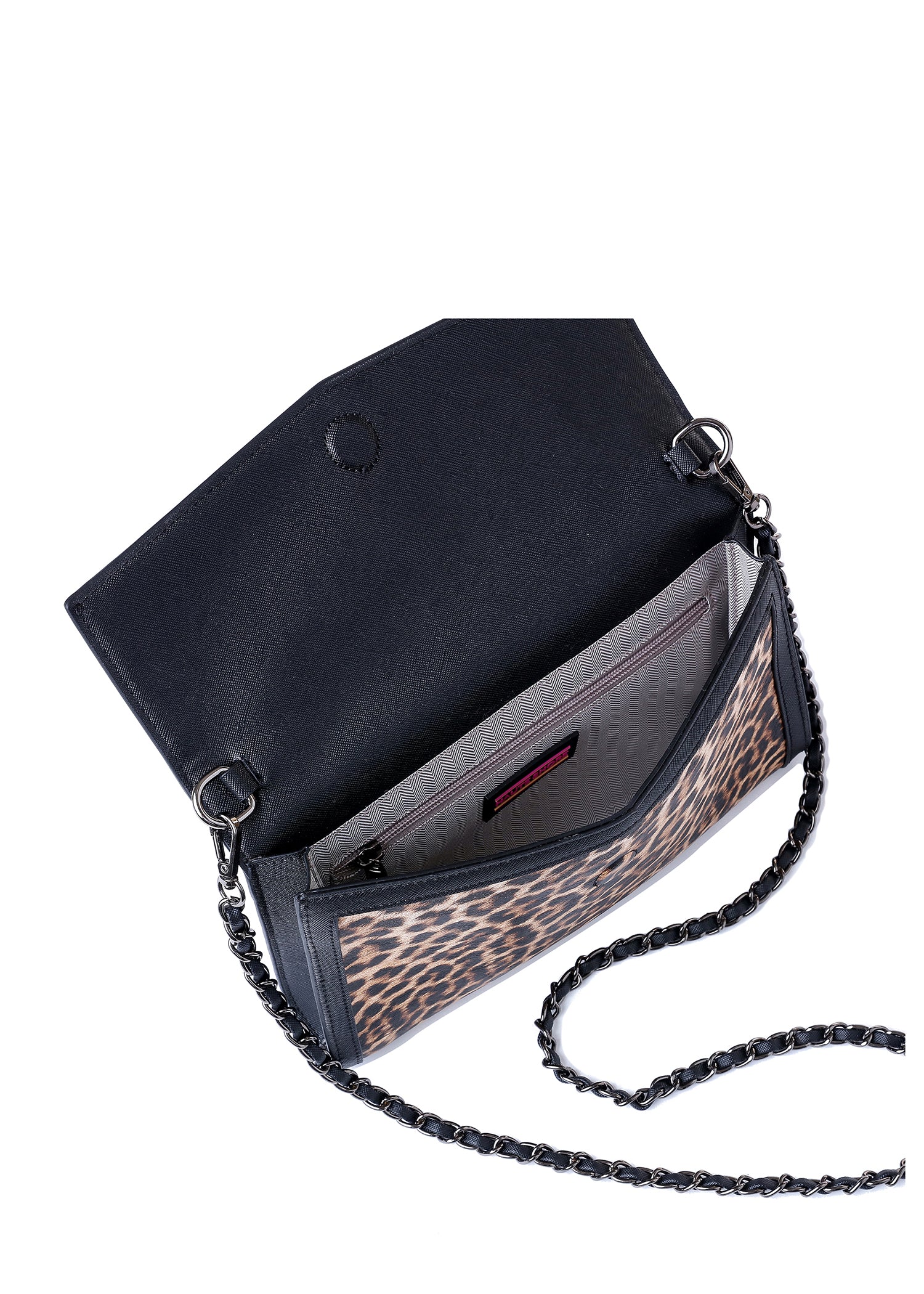 Beth Cheetah Clutch