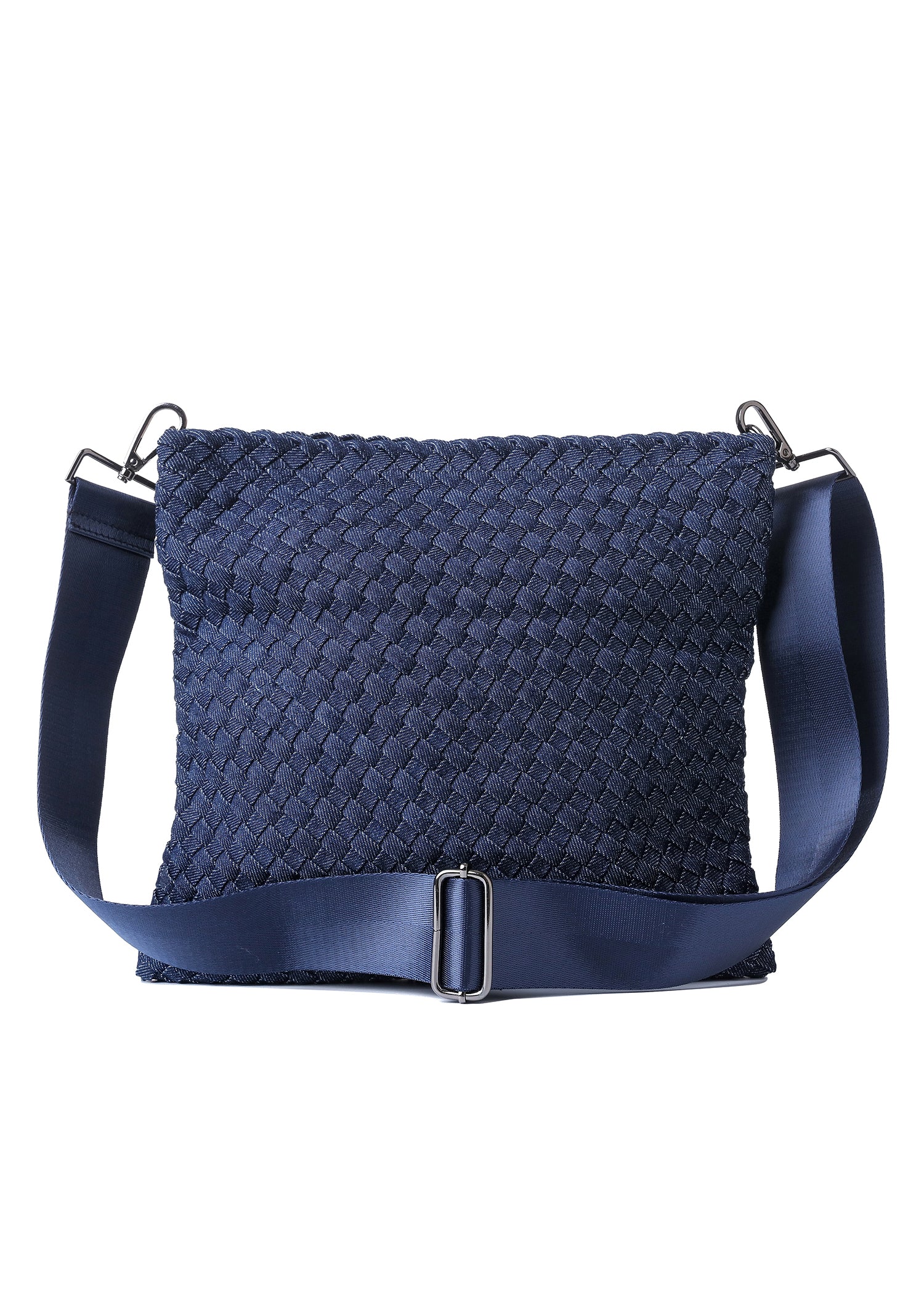 Val Indigo Convertible Woven Crossbody