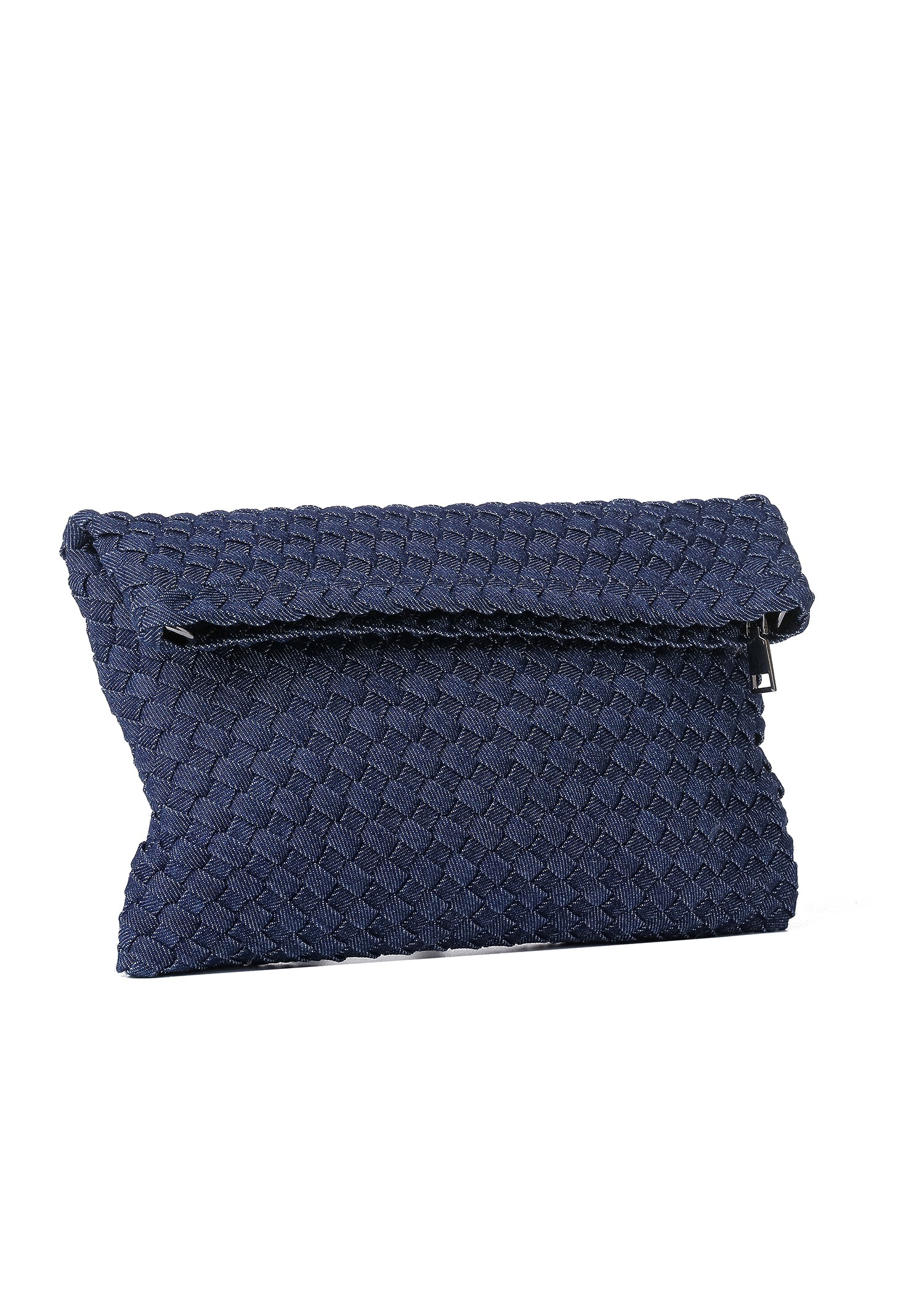 Val Indigo Convertible Woven Crossbody