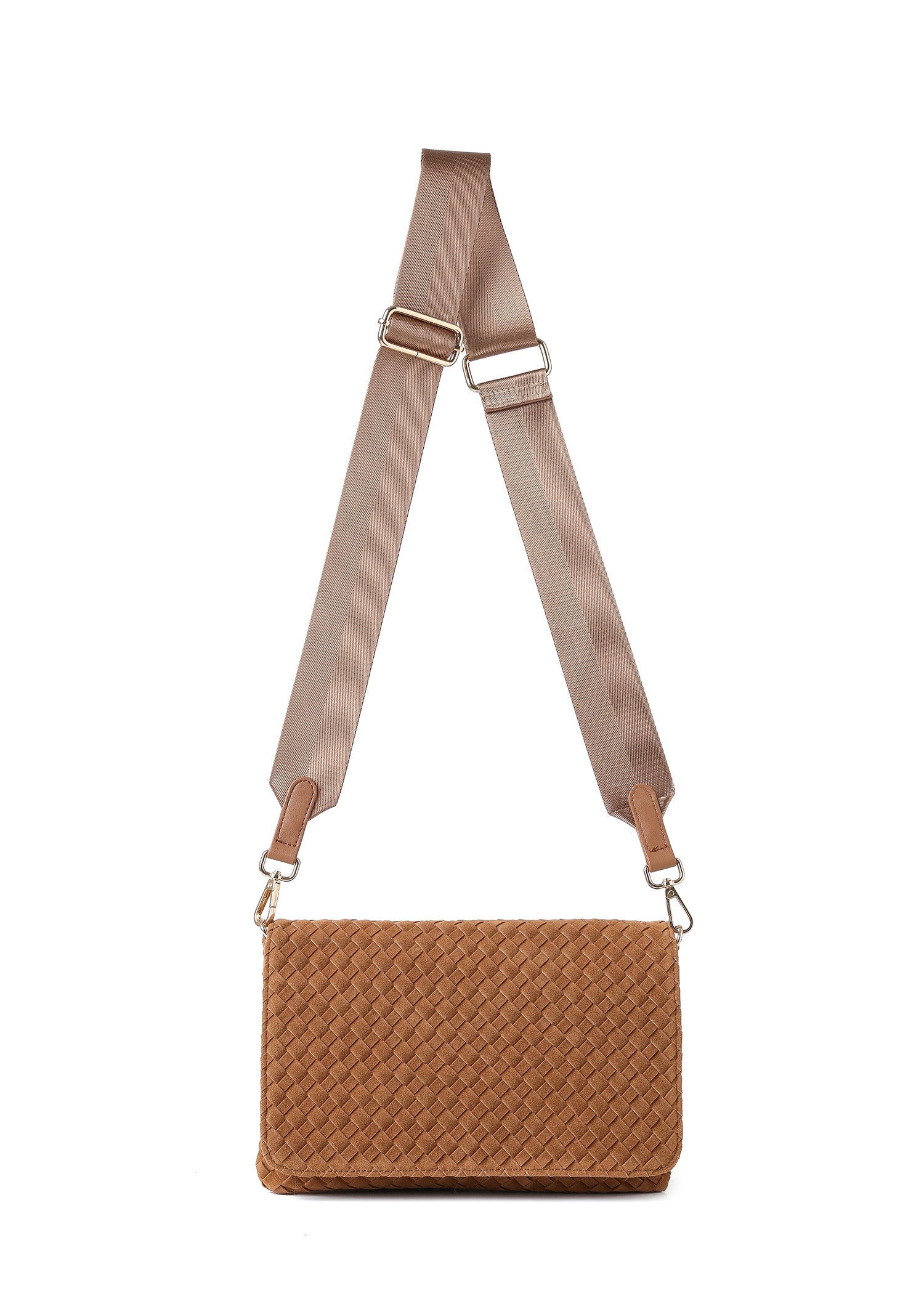 Lexi Woven Saddle Crossbody