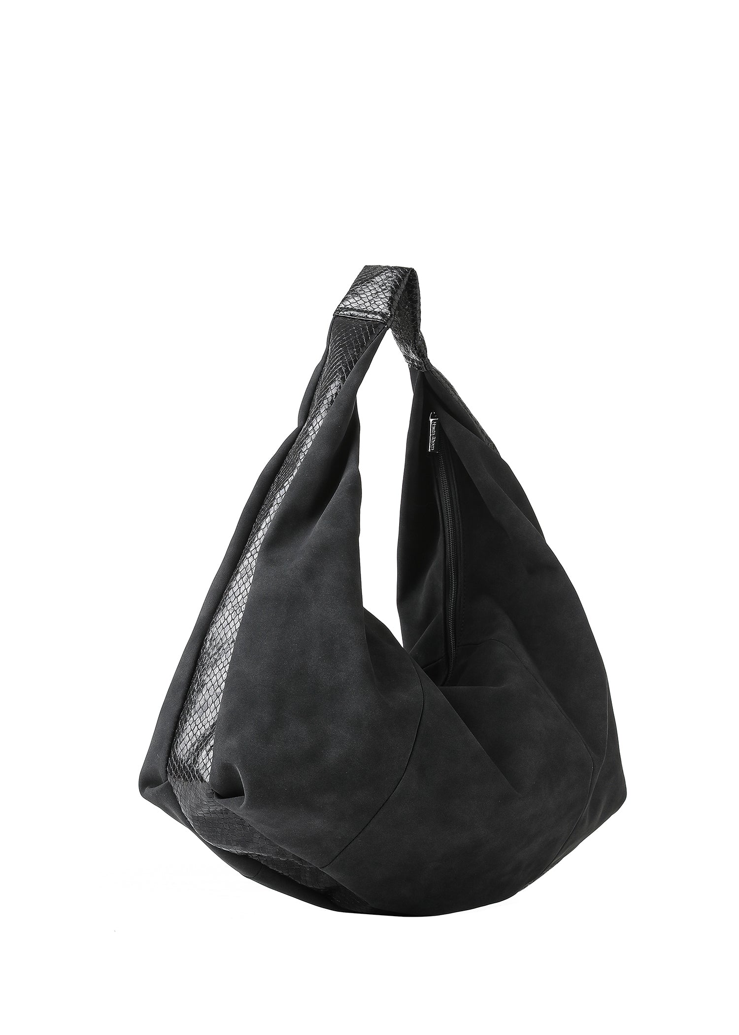 Loren Black Suede Hobo Bag - FINAL SALE