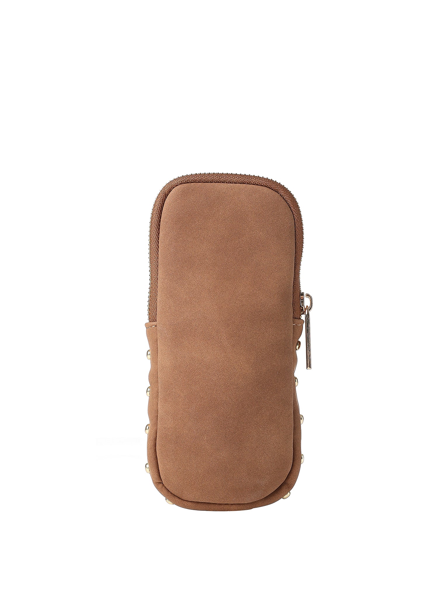 Ev Saddle Studded Suede Glasses Case