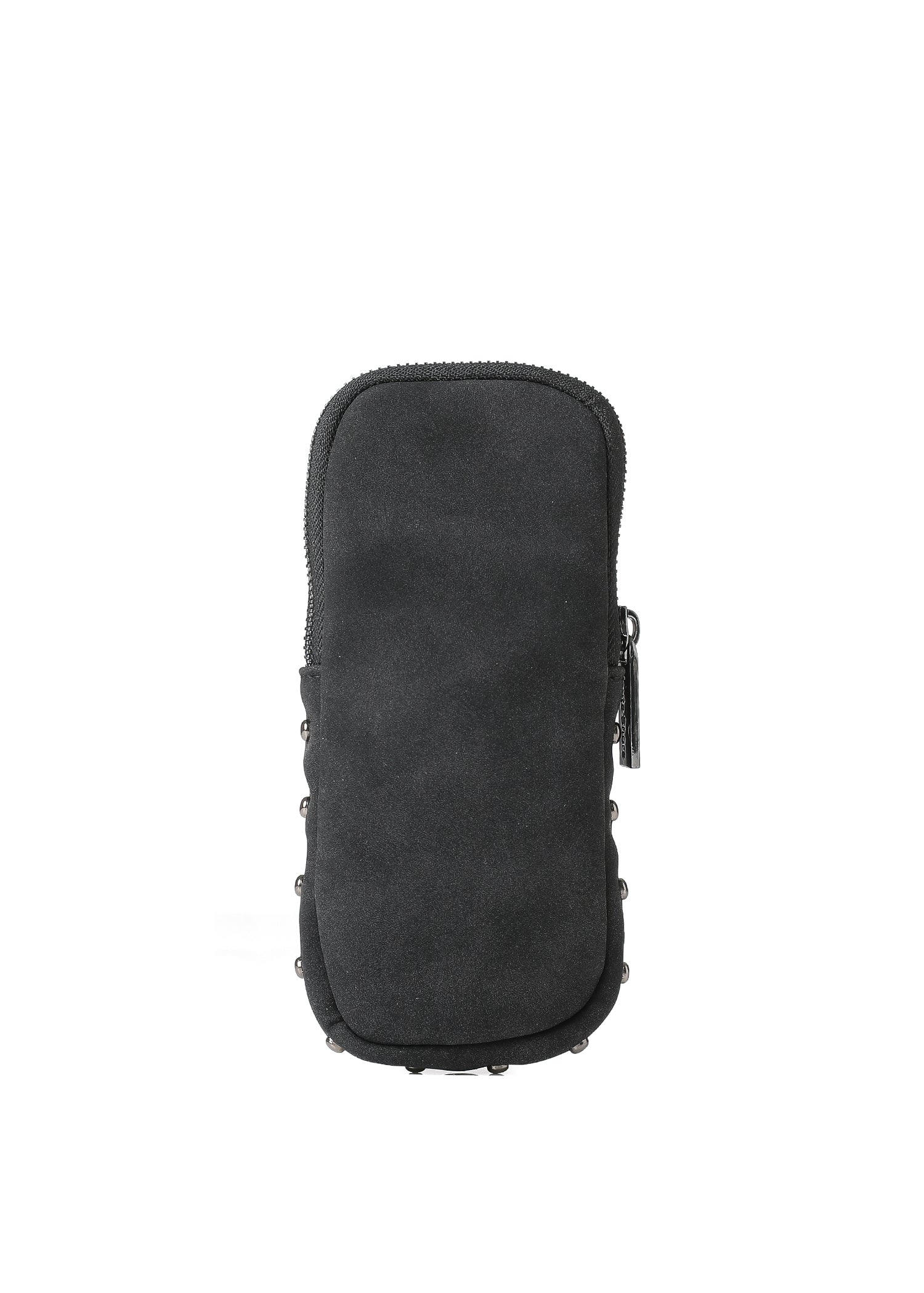 Ev Black Studded Suede Glasses Case