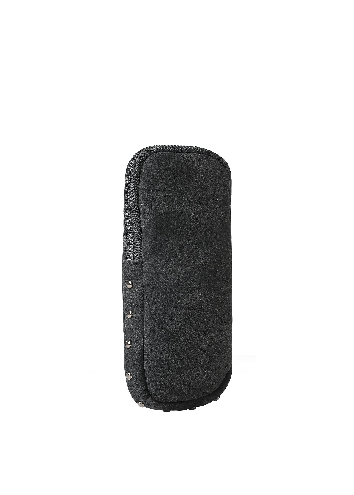 Ev Black Studded Suede Glasses Case