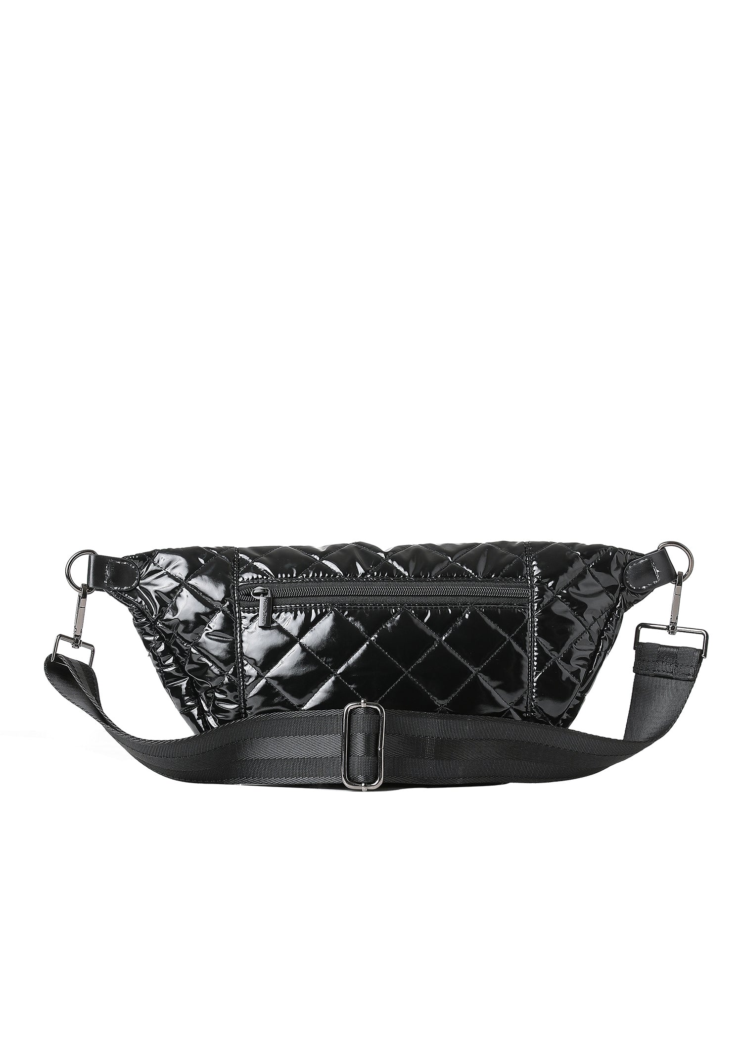 The Emily Noir Puffer Sling Bag