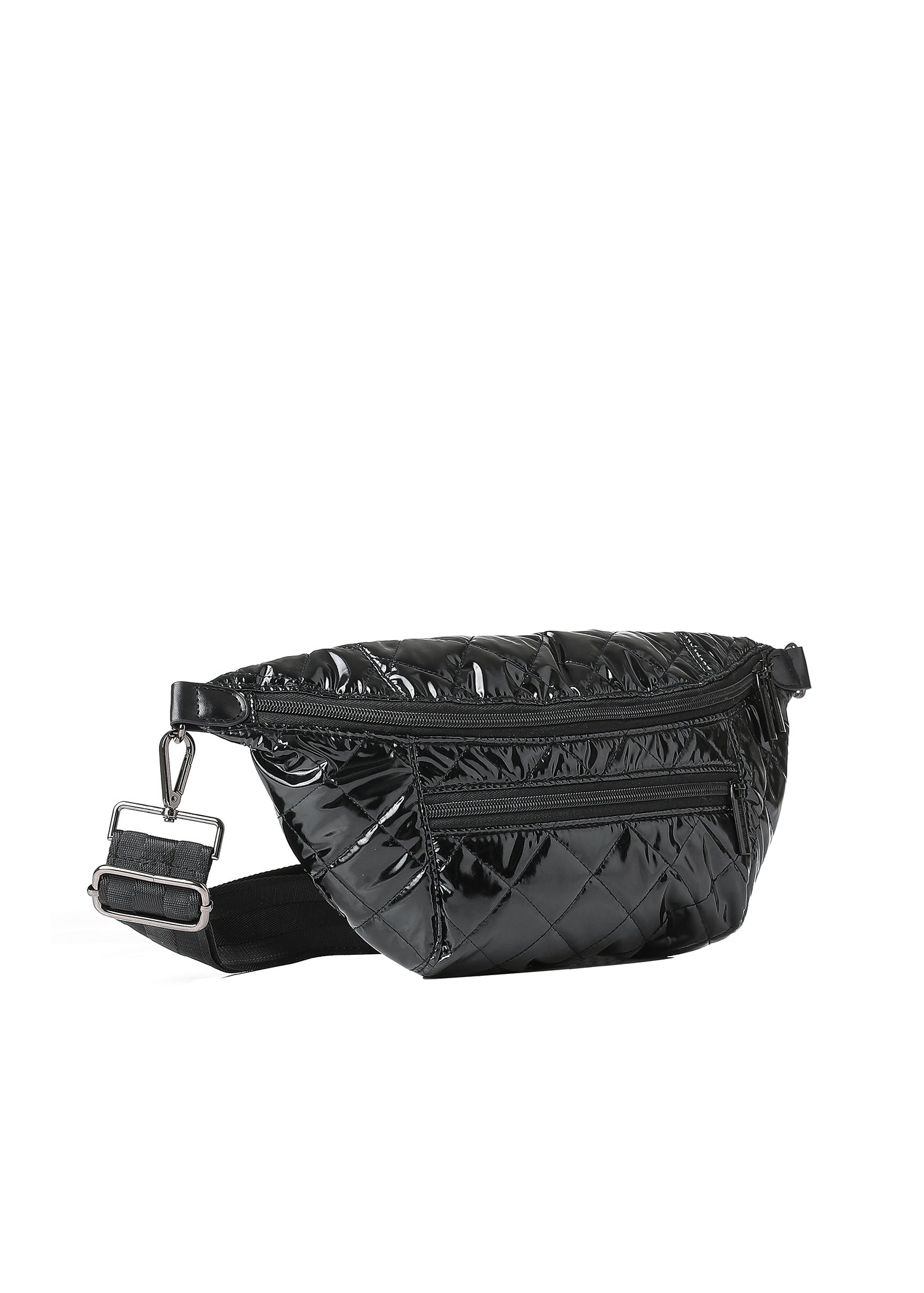 The Emily Noir Puffer Sling Bag
