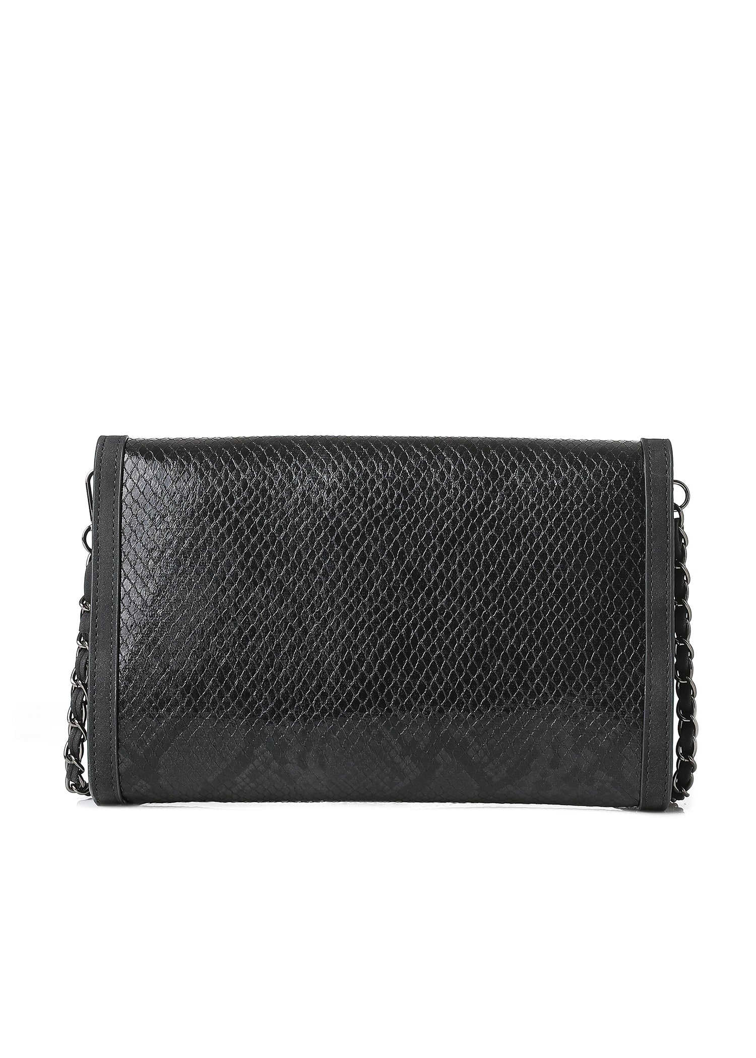 Beth Smoke Snake Clutch - FINAL SALE