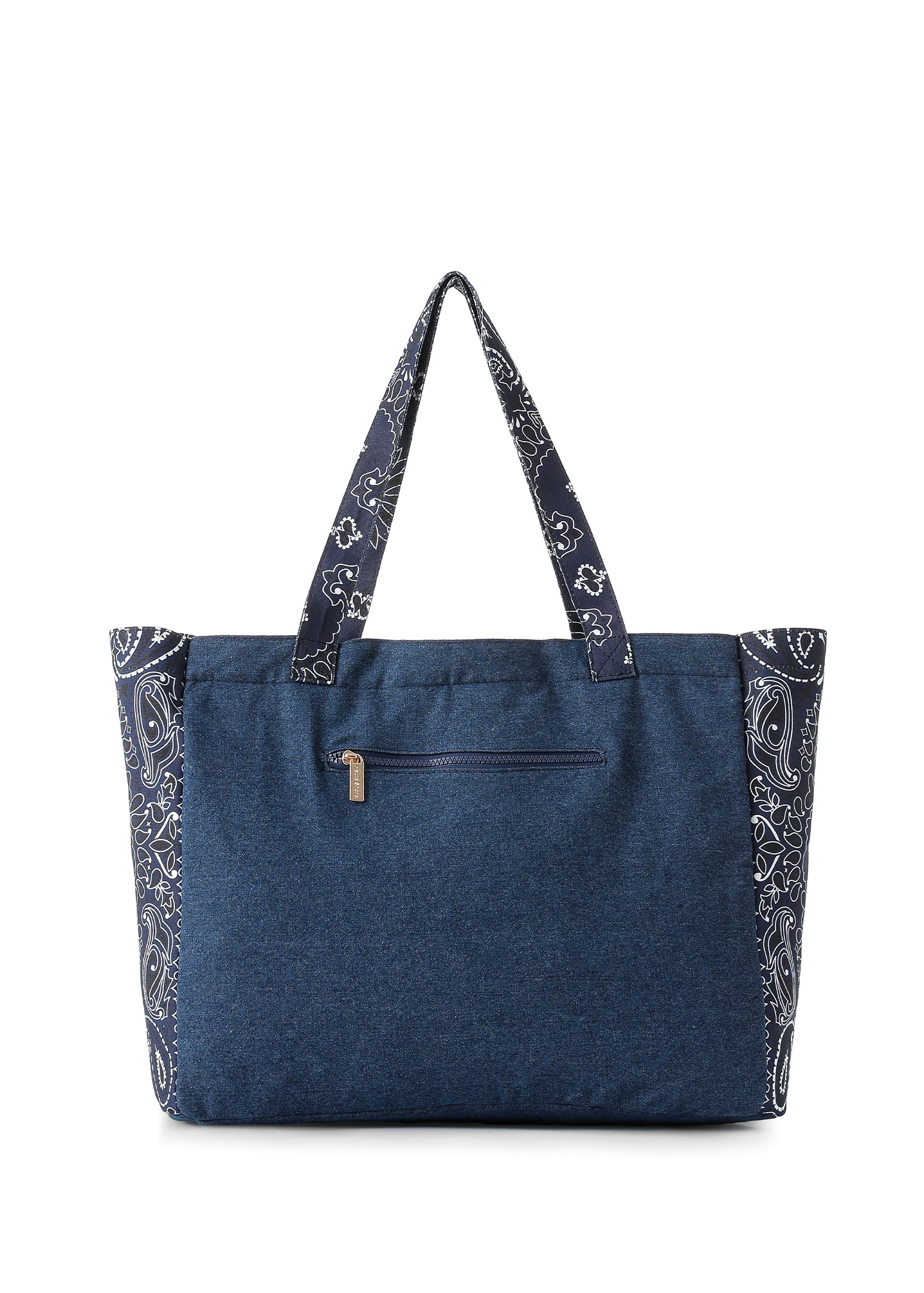 Bailey Denim/Navy Bandana Tote