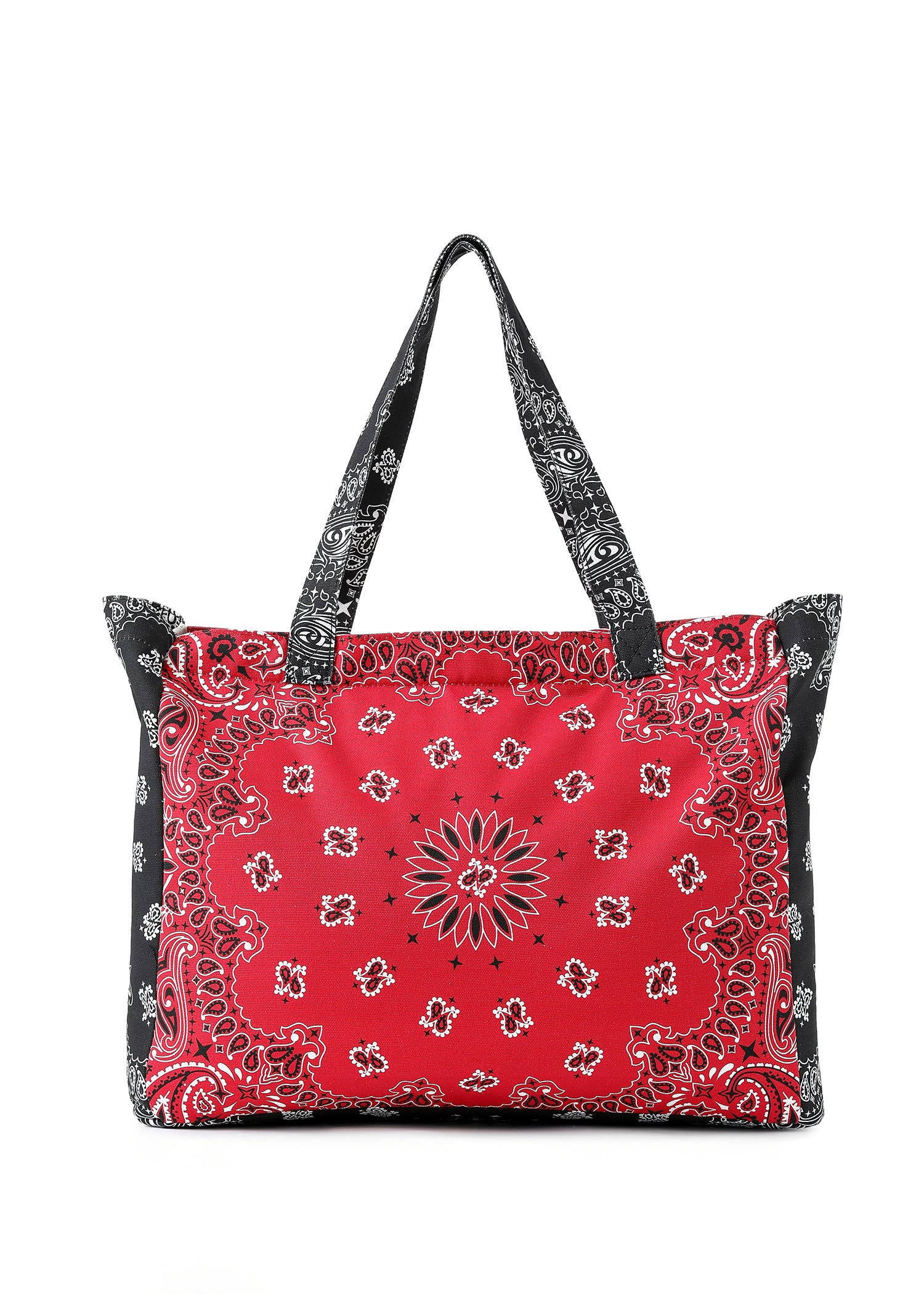 Bailey Red/Black Bandana Tote