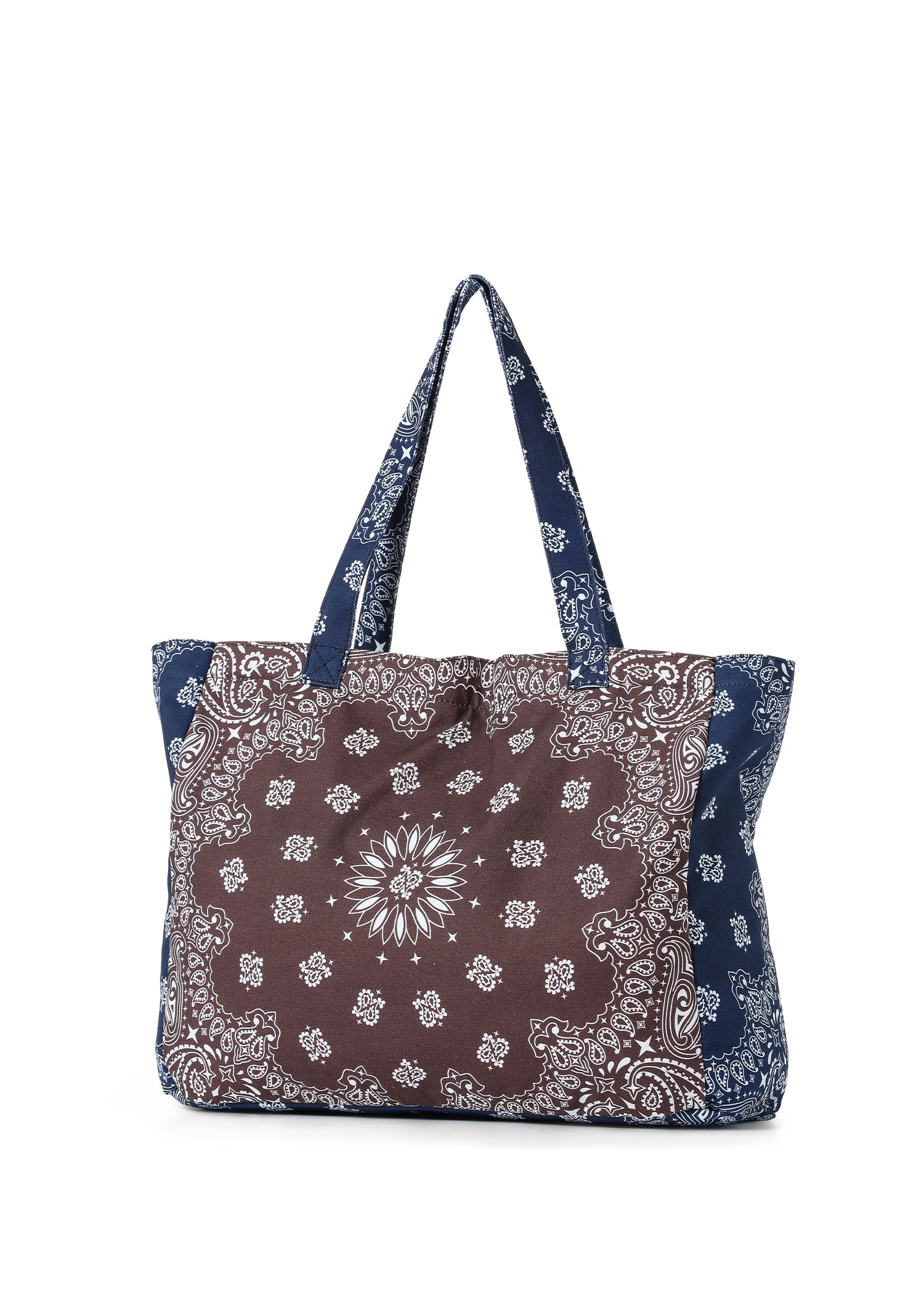 Bailey Brown/Navy Bandana Tote
