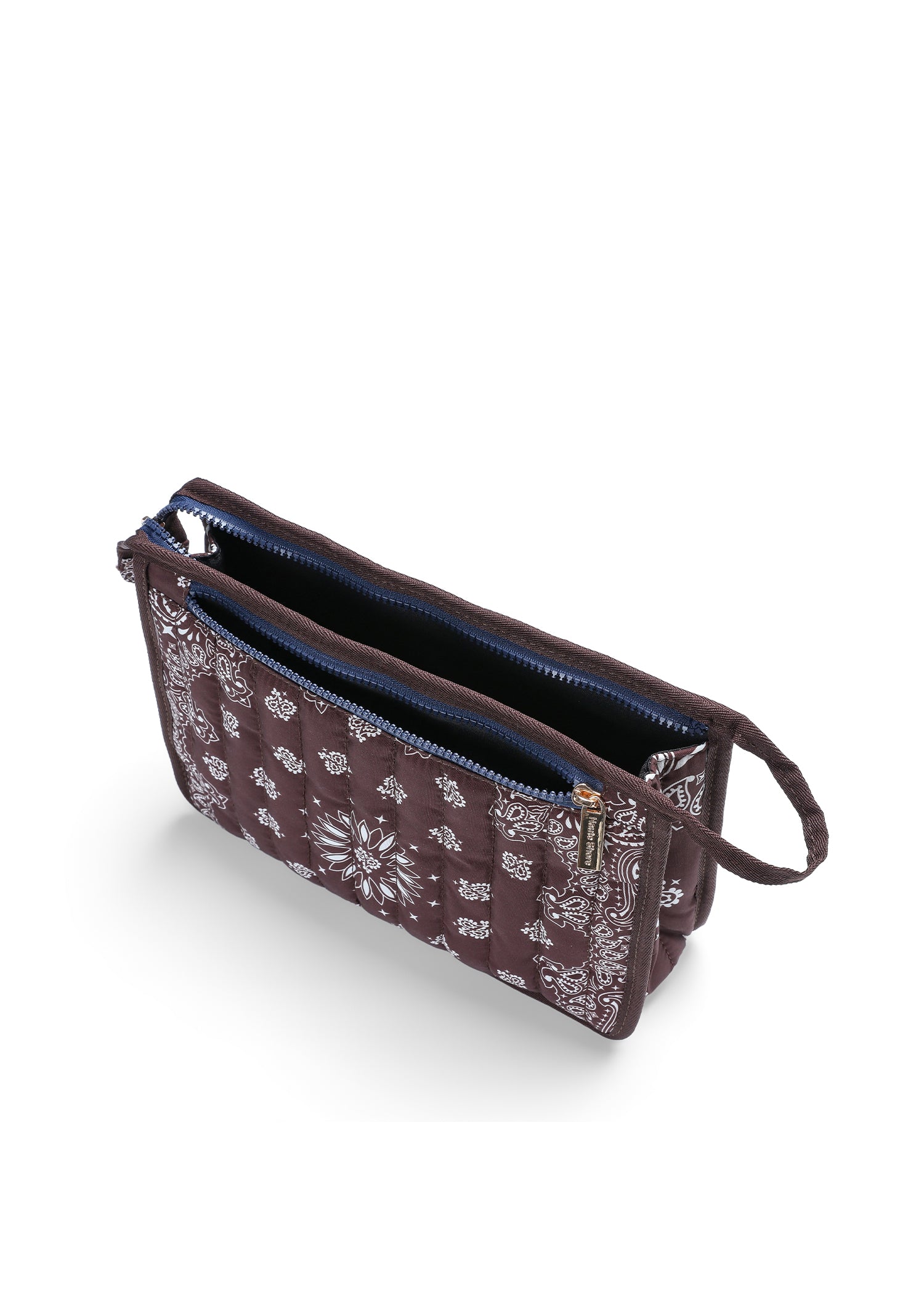 Beau Brown Bandana Pouch with Monogram