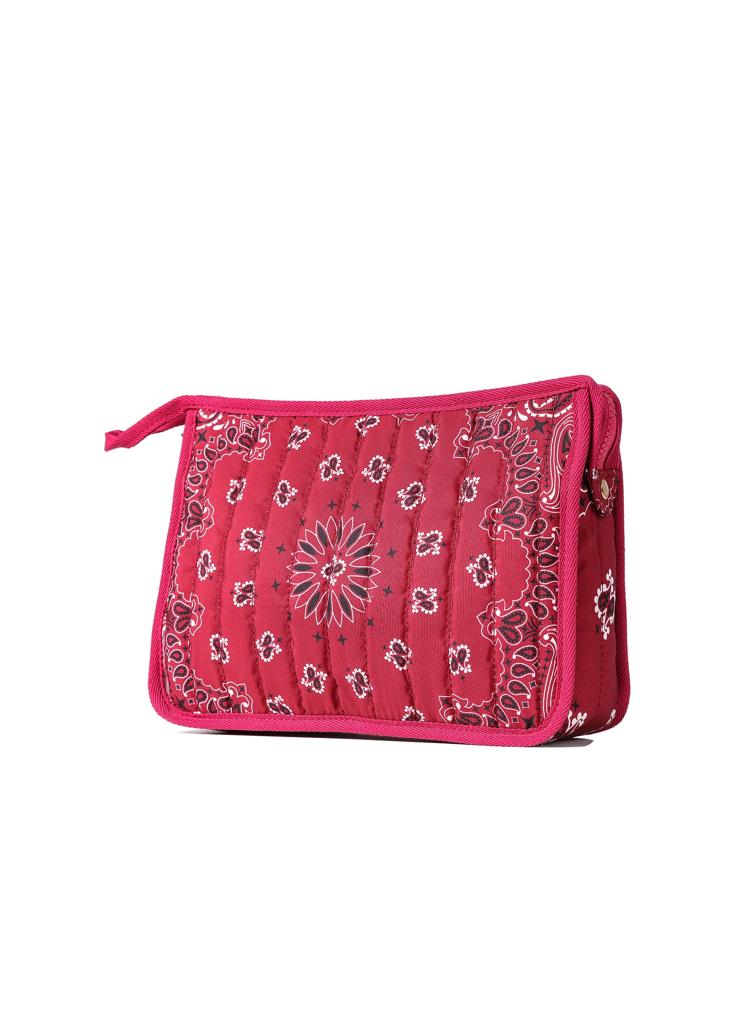 Beau Burgundy Bandana Pouch