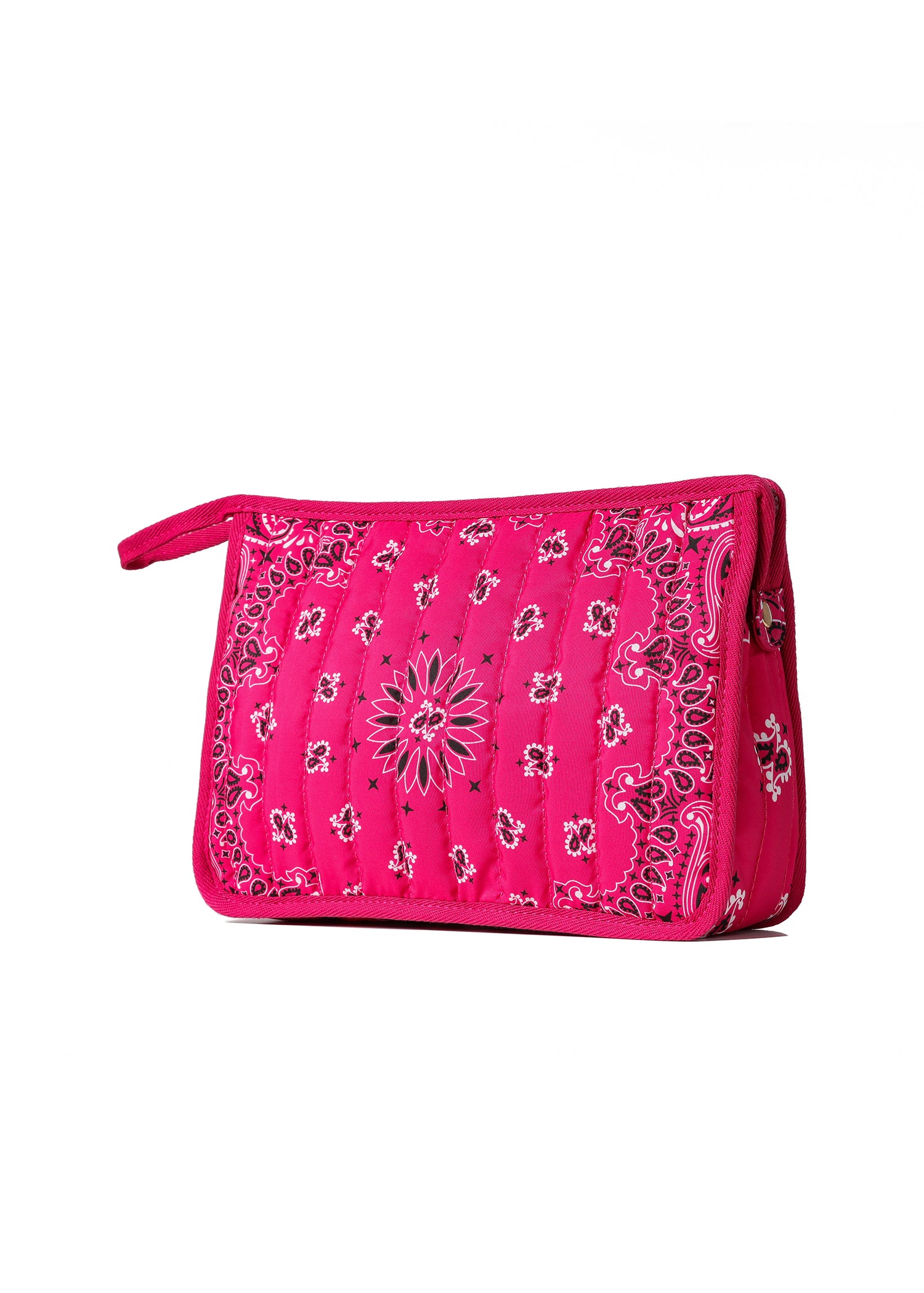 Beau Pink Bandana Pouch with Monogram