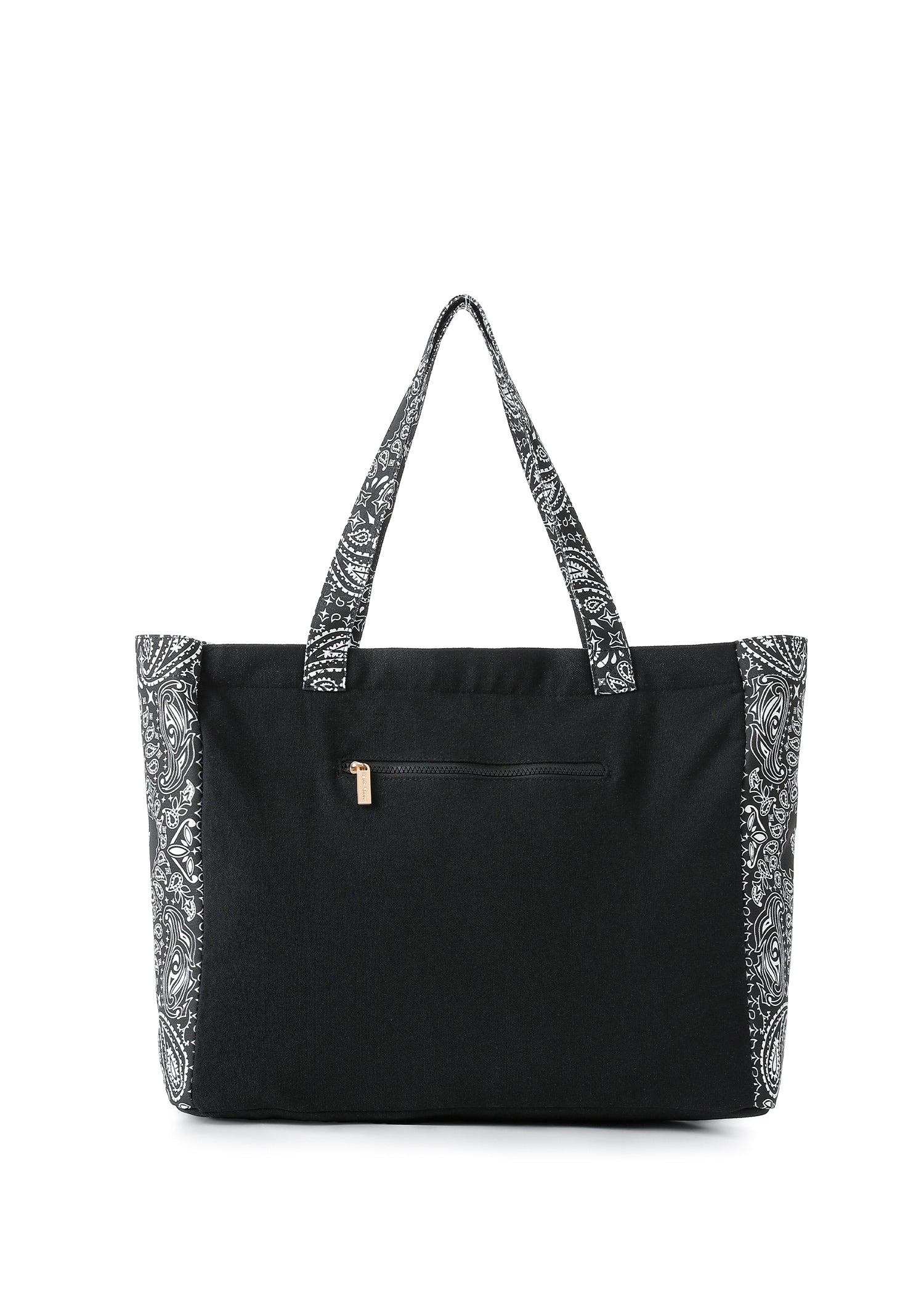 Bailey Black/Black Bandana Tote
