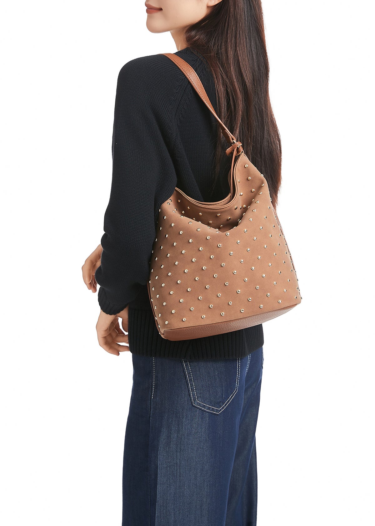 Celine Saddle Suede Shoulder Bag