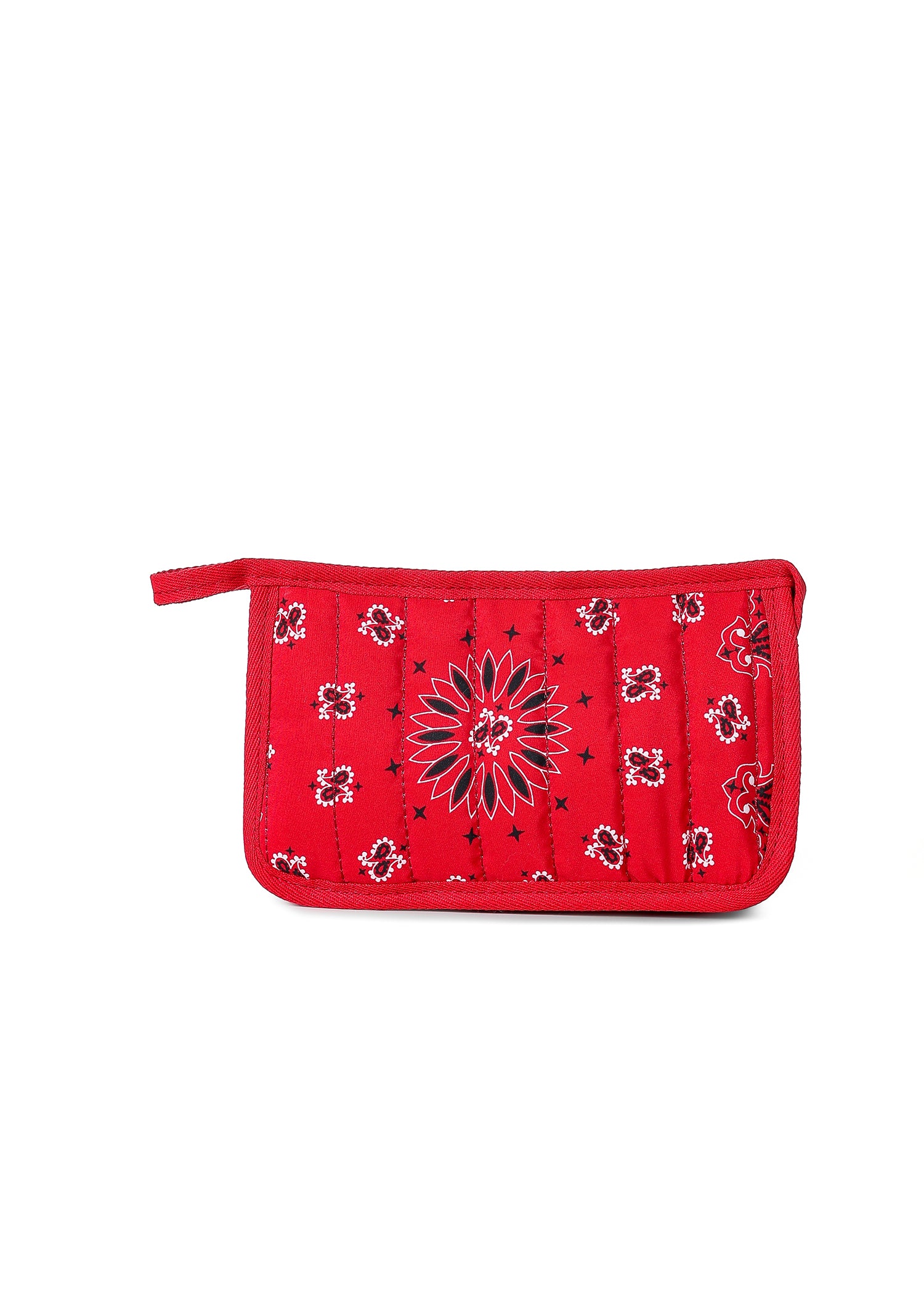 Demi Red Bandana Pouch