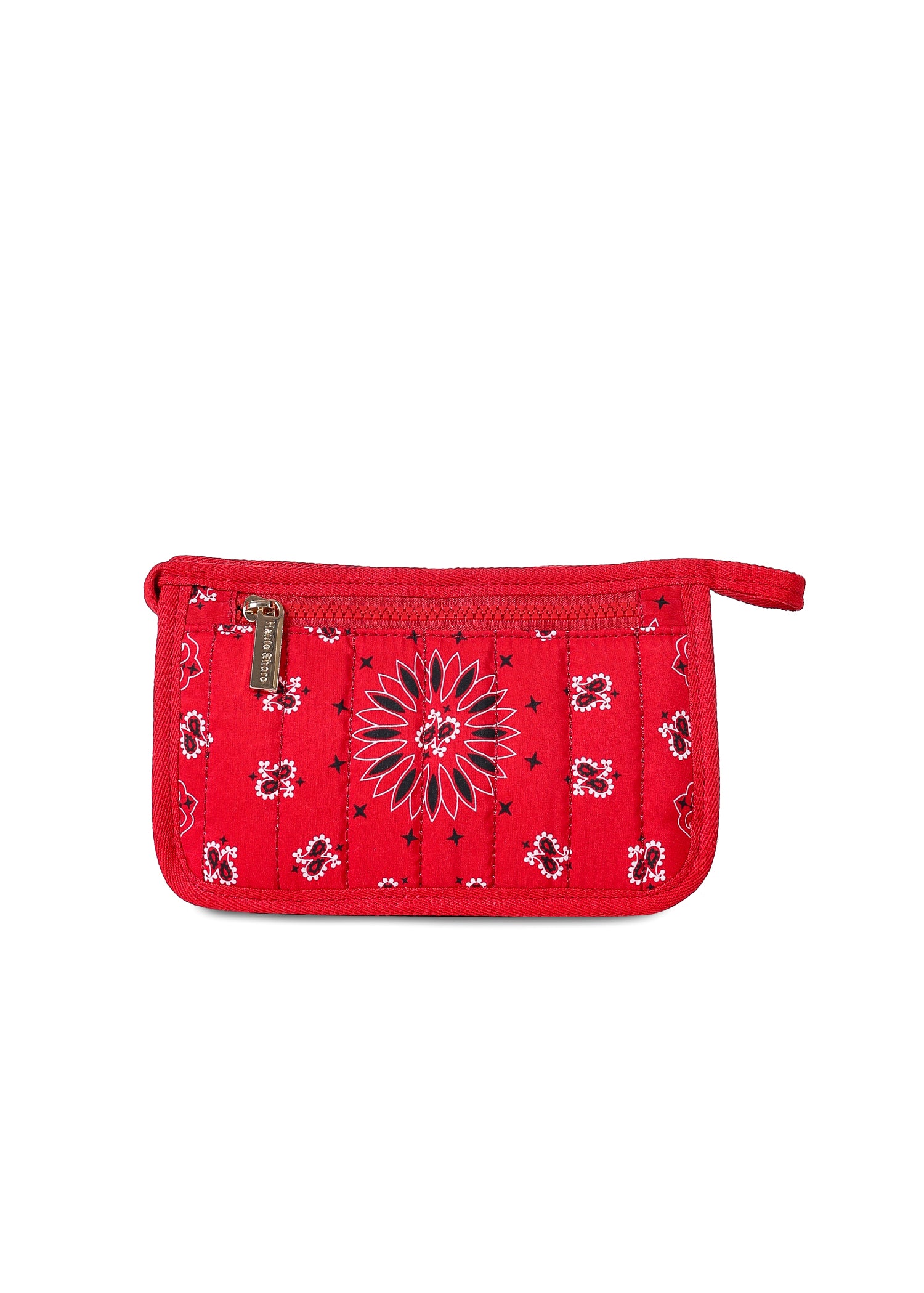 Demi Red Bandana Pouch