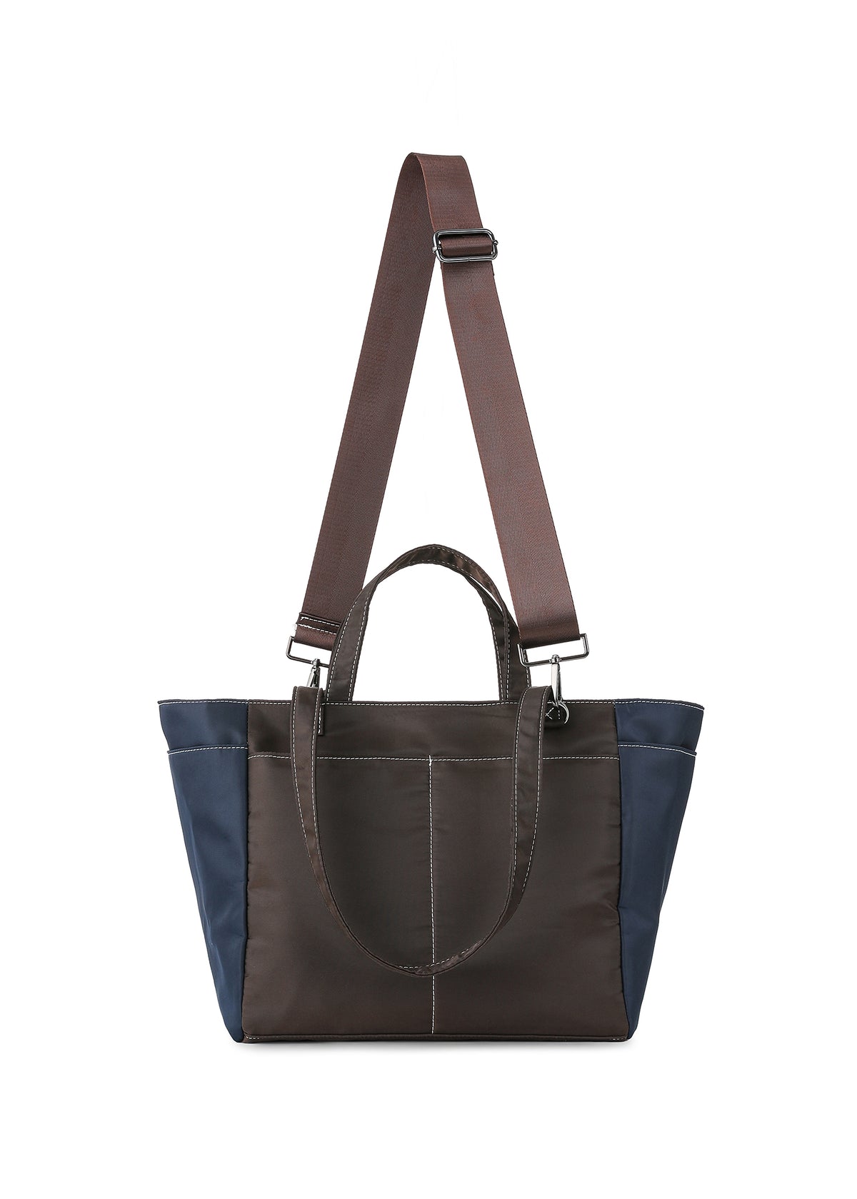 Hayden Brown/Navy Tote