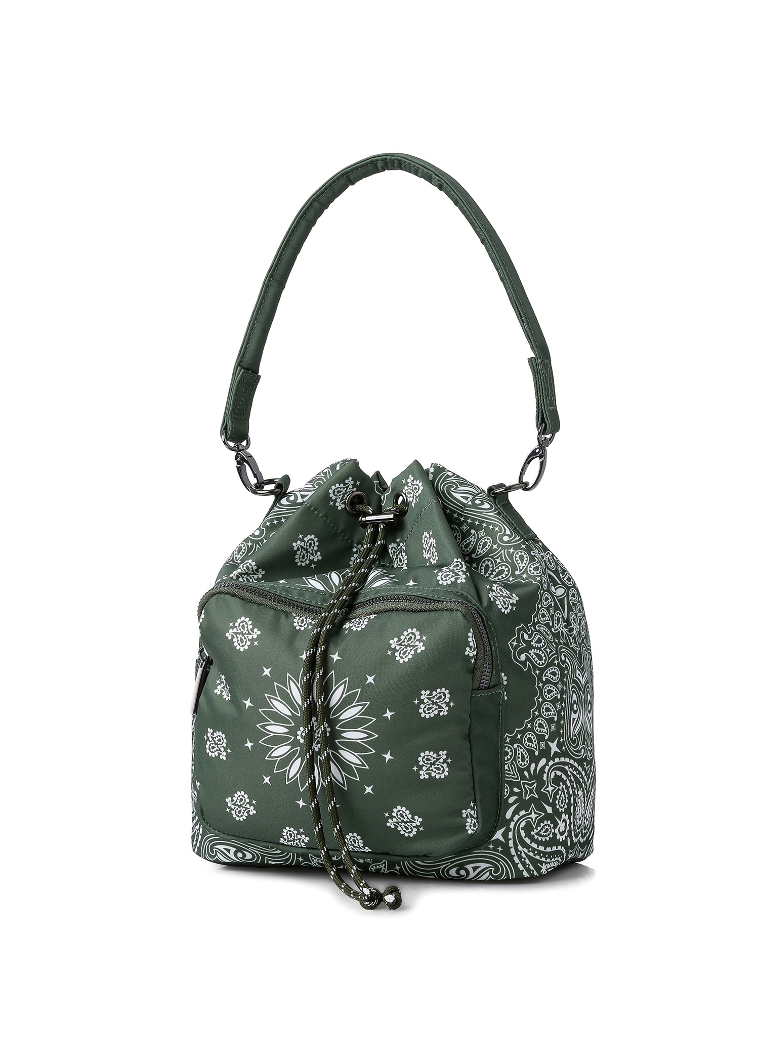 Harley Olive Bandana Bucket Bag