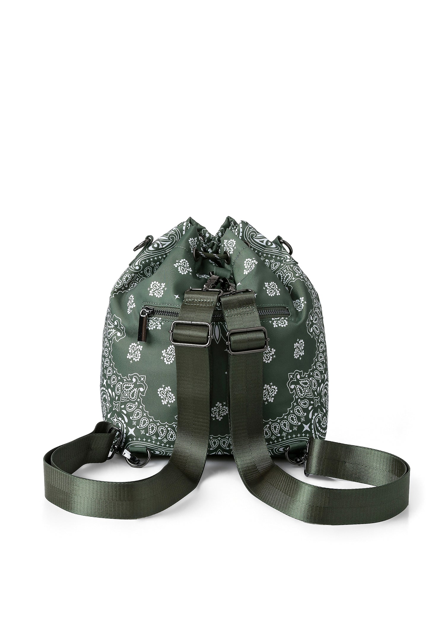 Harley Olive Bandana Bucket Bag