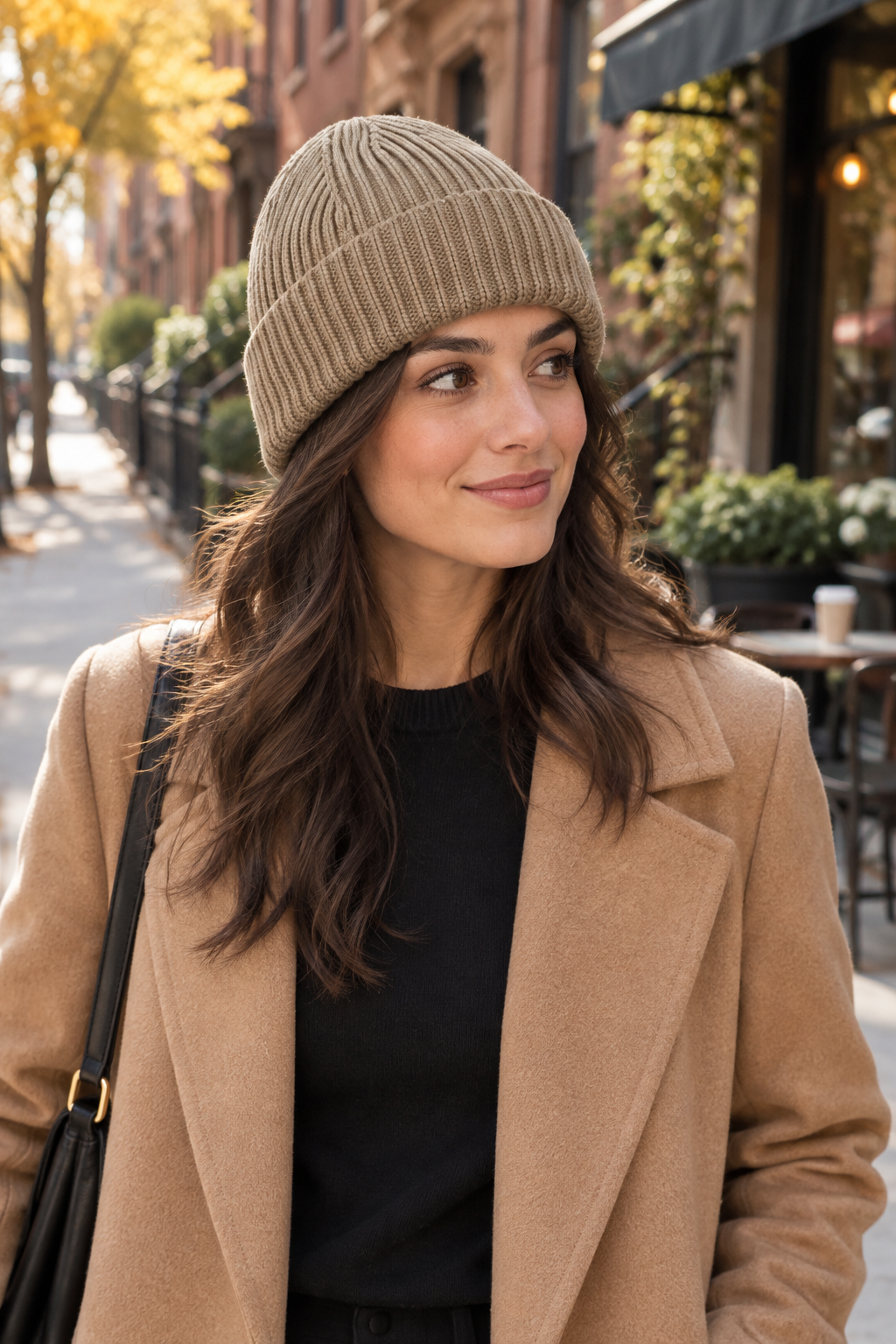 Mercer Taupe Beanie
