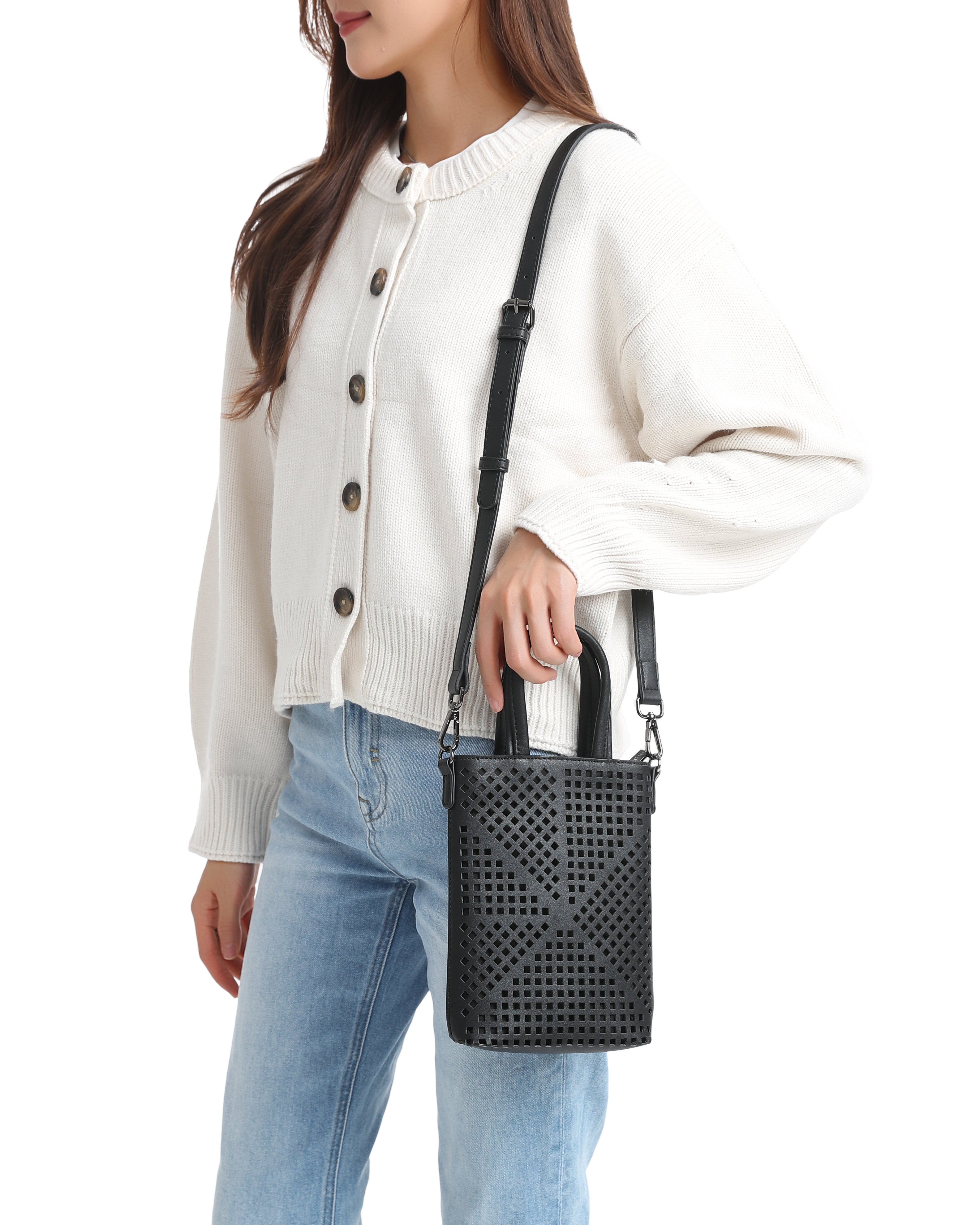 Mila Black Phone Crossbody Bag SPECIAL