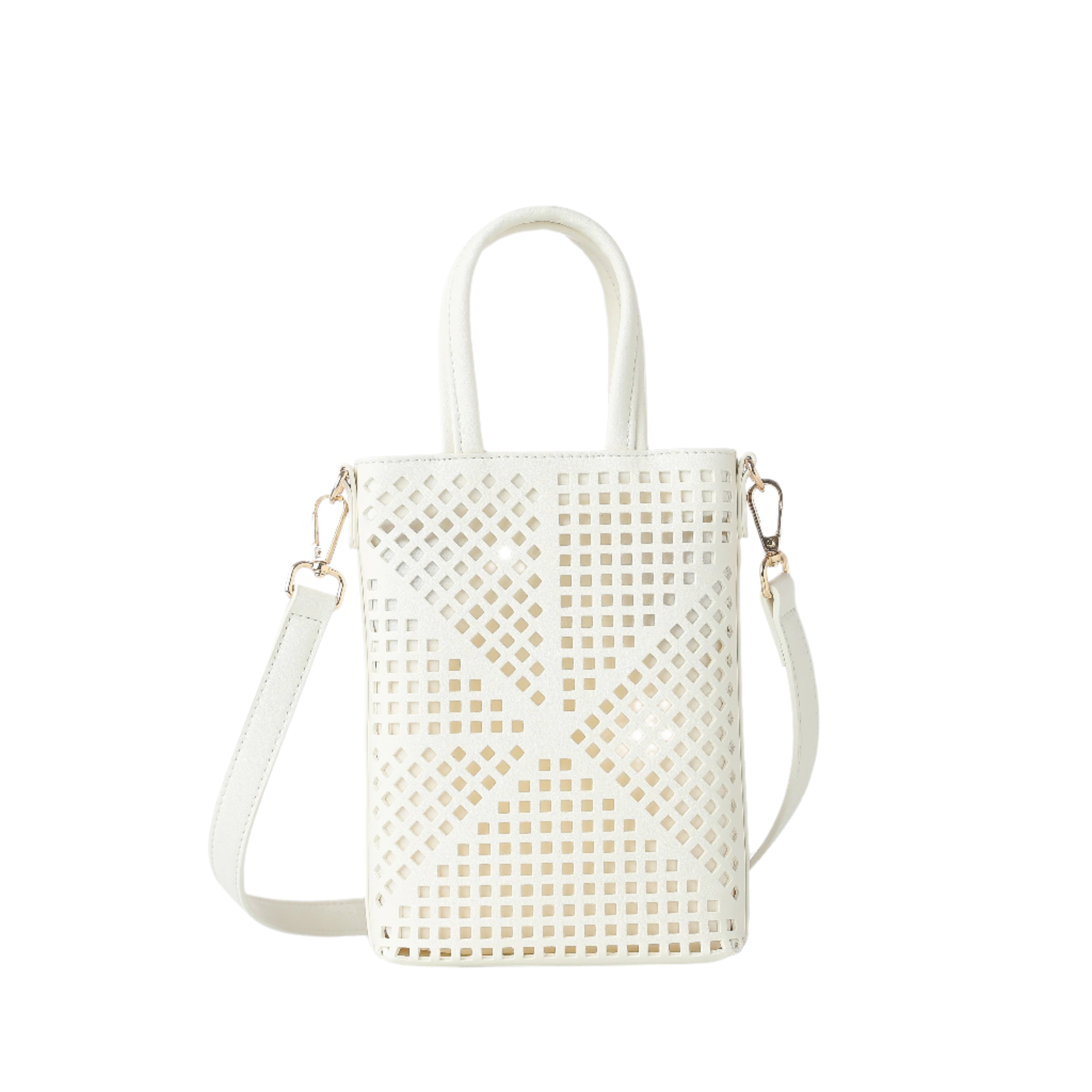 Mila Ivory Phone Crossbody Bag
