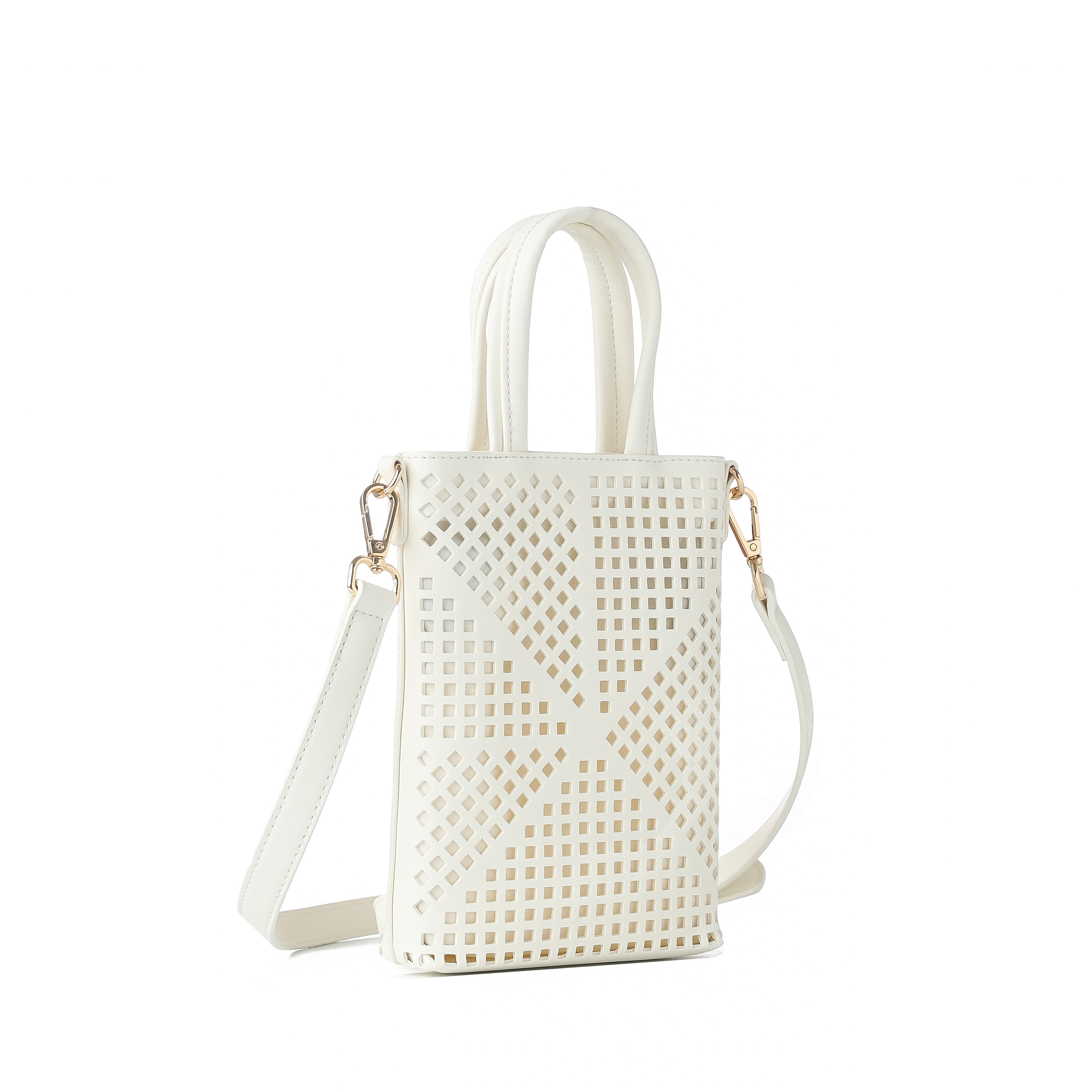 Mila Ivory Phone Crossbody Bag