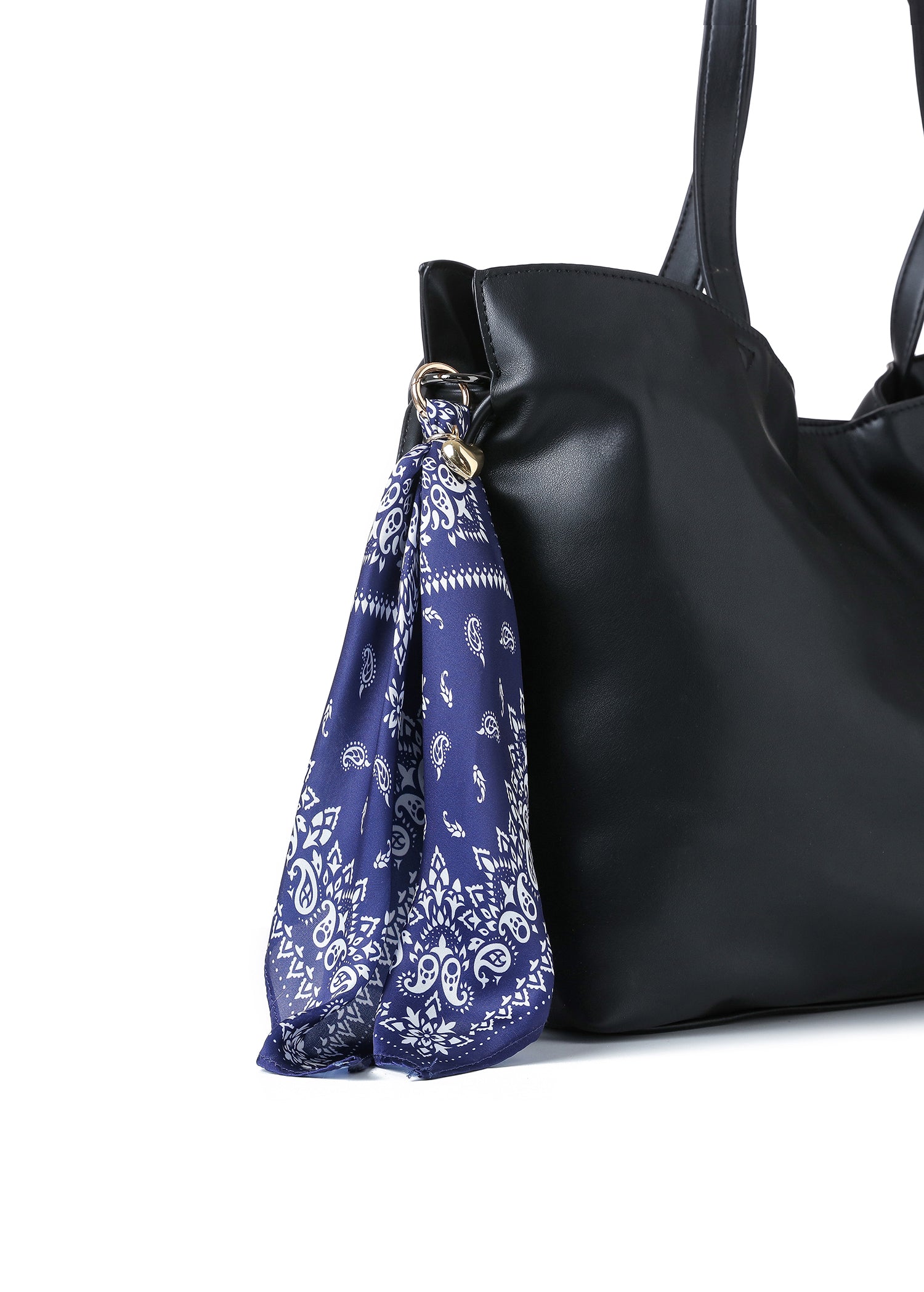 Romy Bandana Bag Charm Navy