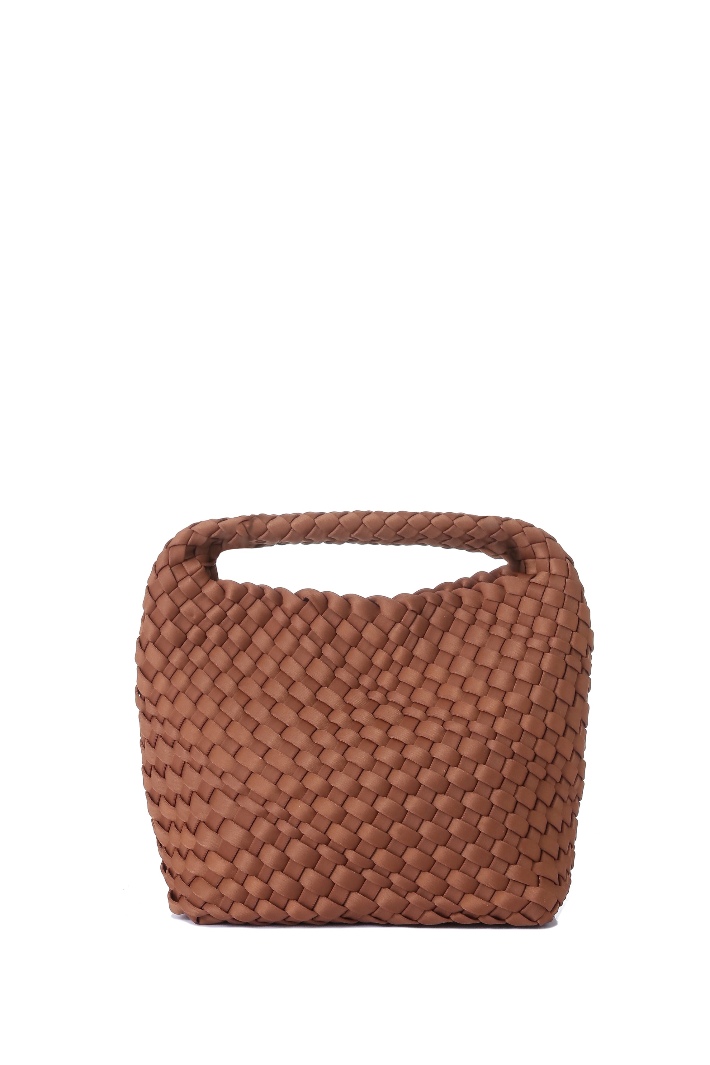 Shelly Walnut Woven Bucket Bag Pre Order Ships 9/1