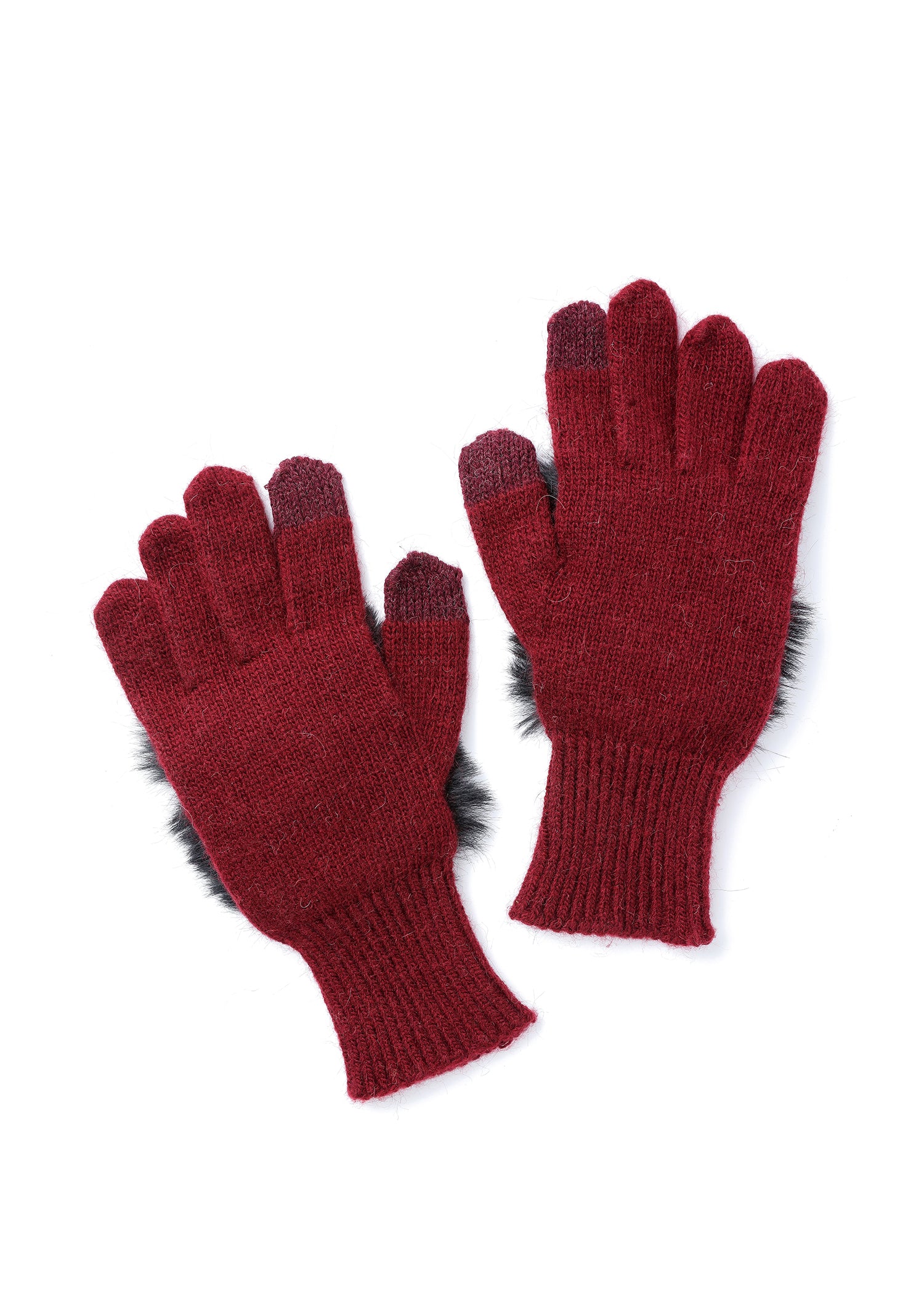 Chalet Fluff Texting Glove Wine