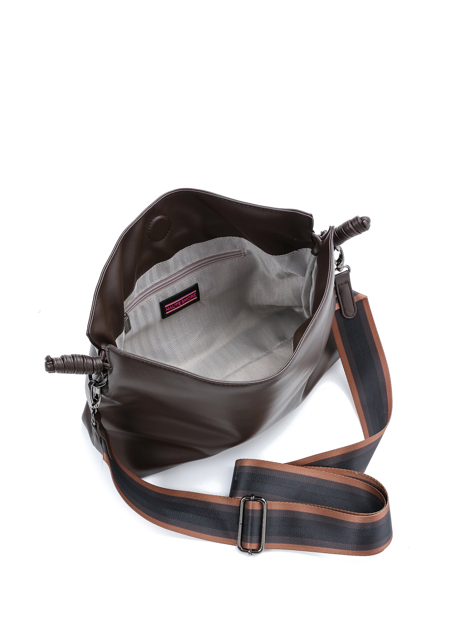 Taylor Chocolate Convertible Crossbody