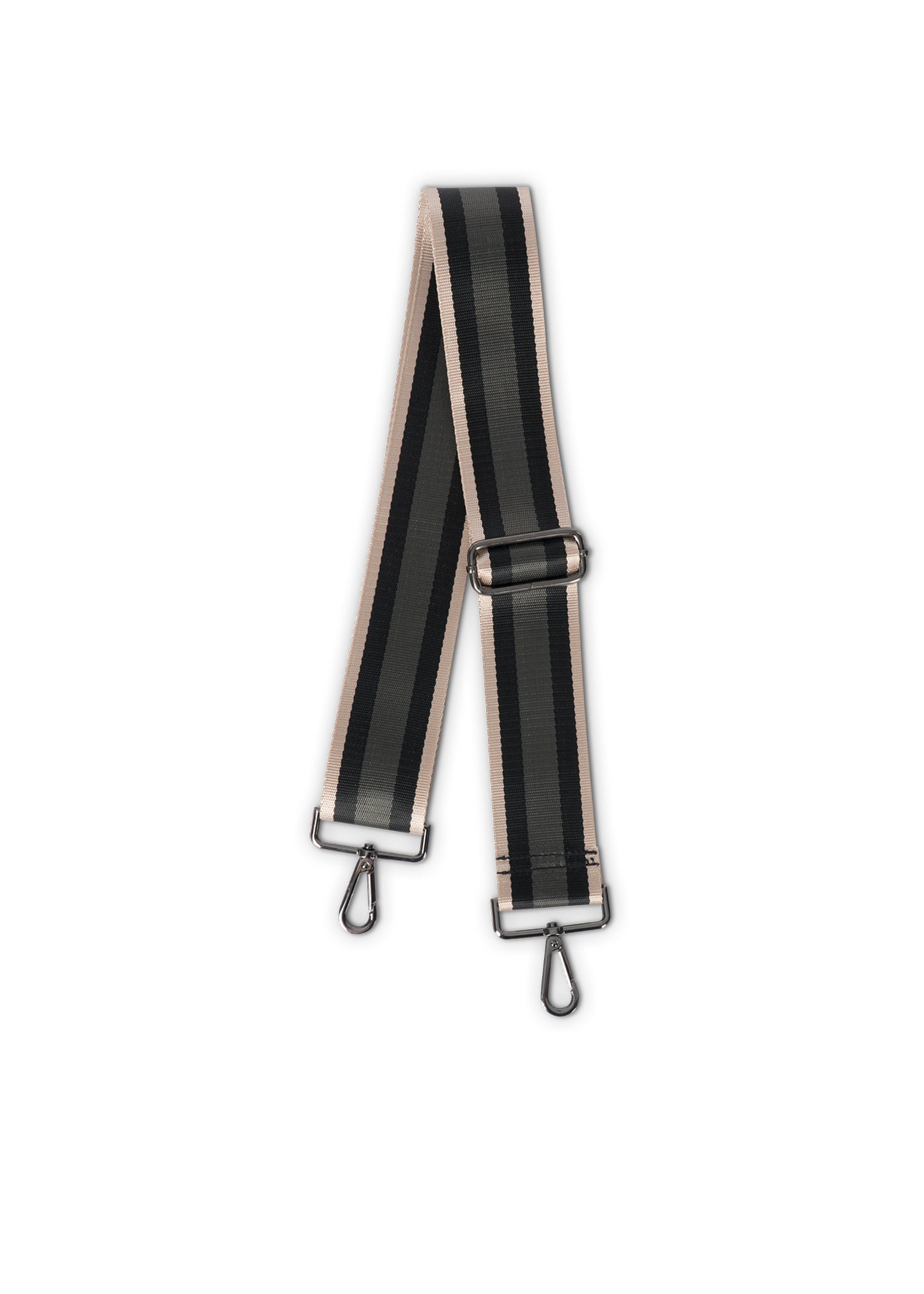 rose gold/black/charcoal handbag strap