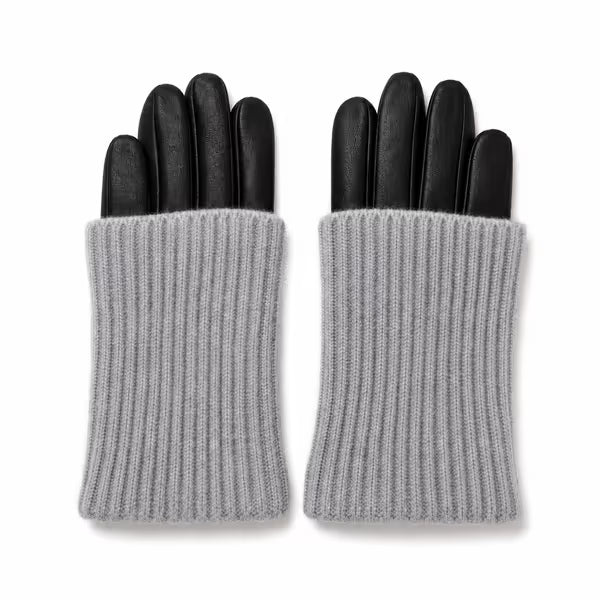 Brooklyn Leather/Heather Knit Glove