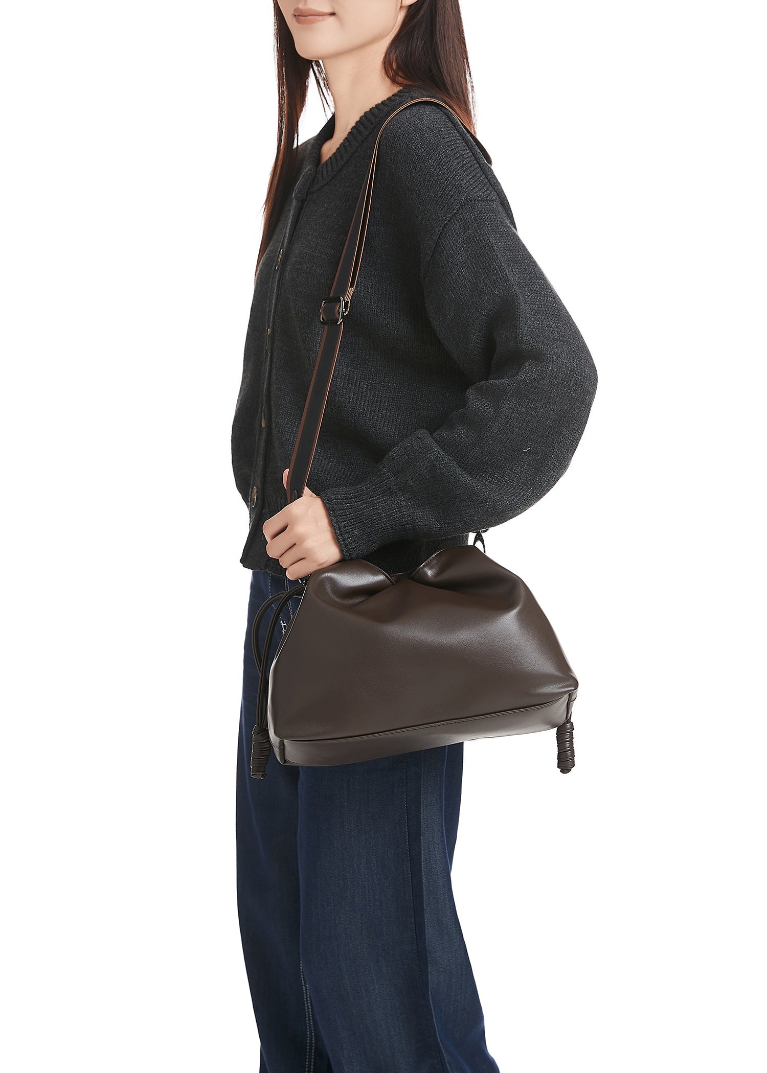 Taylor Chocolate Convertible Crossbody