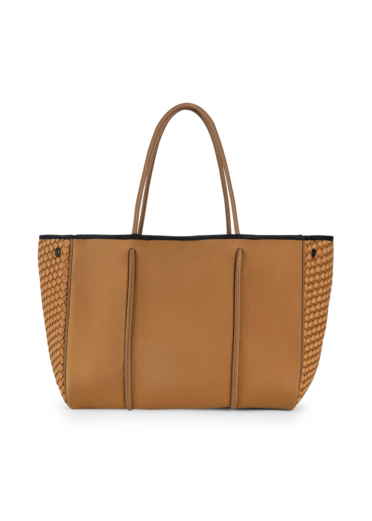 Greyson Camel Woven Neoprene Tote