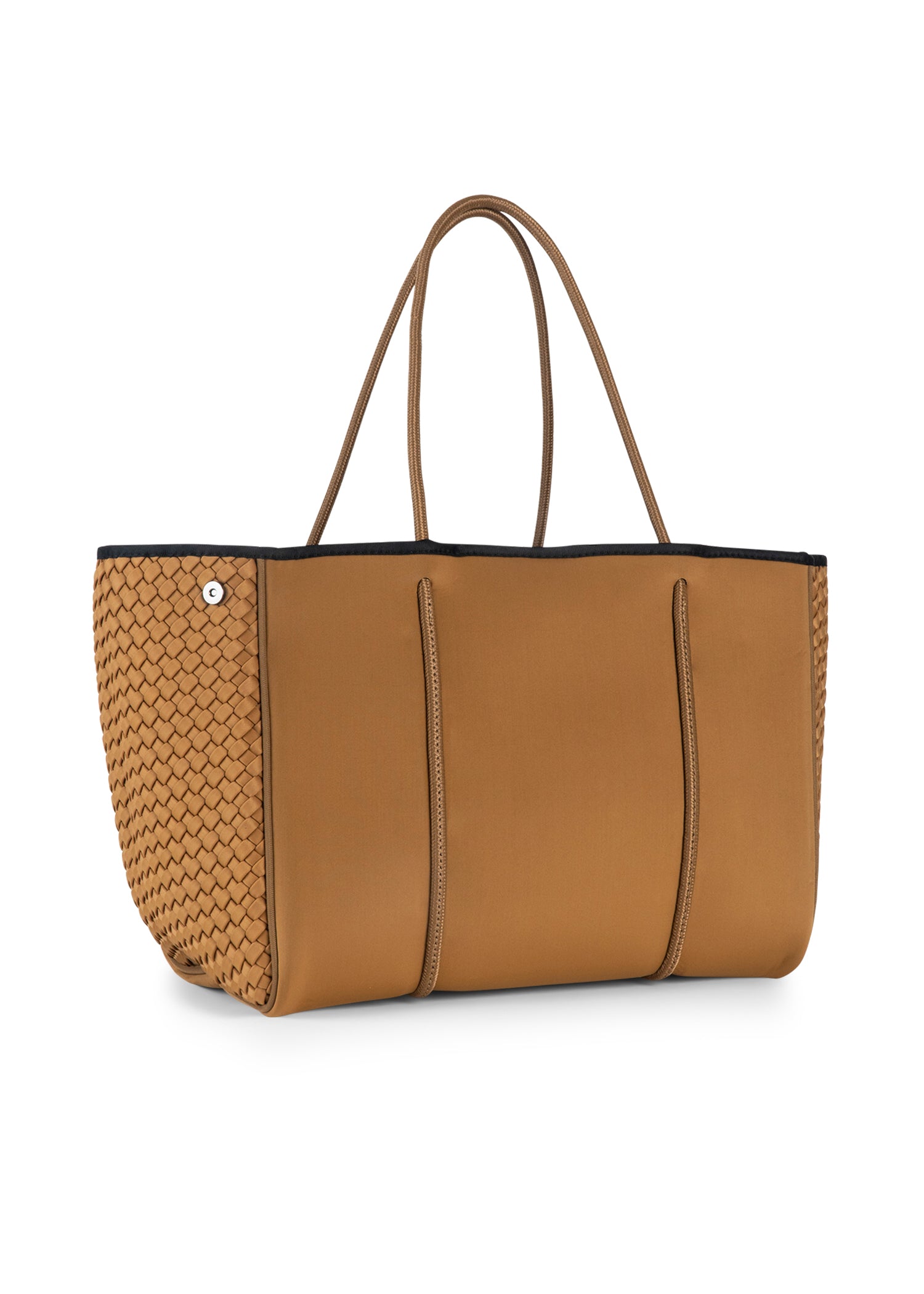 Greyson Camel Woven Neoprene Tote