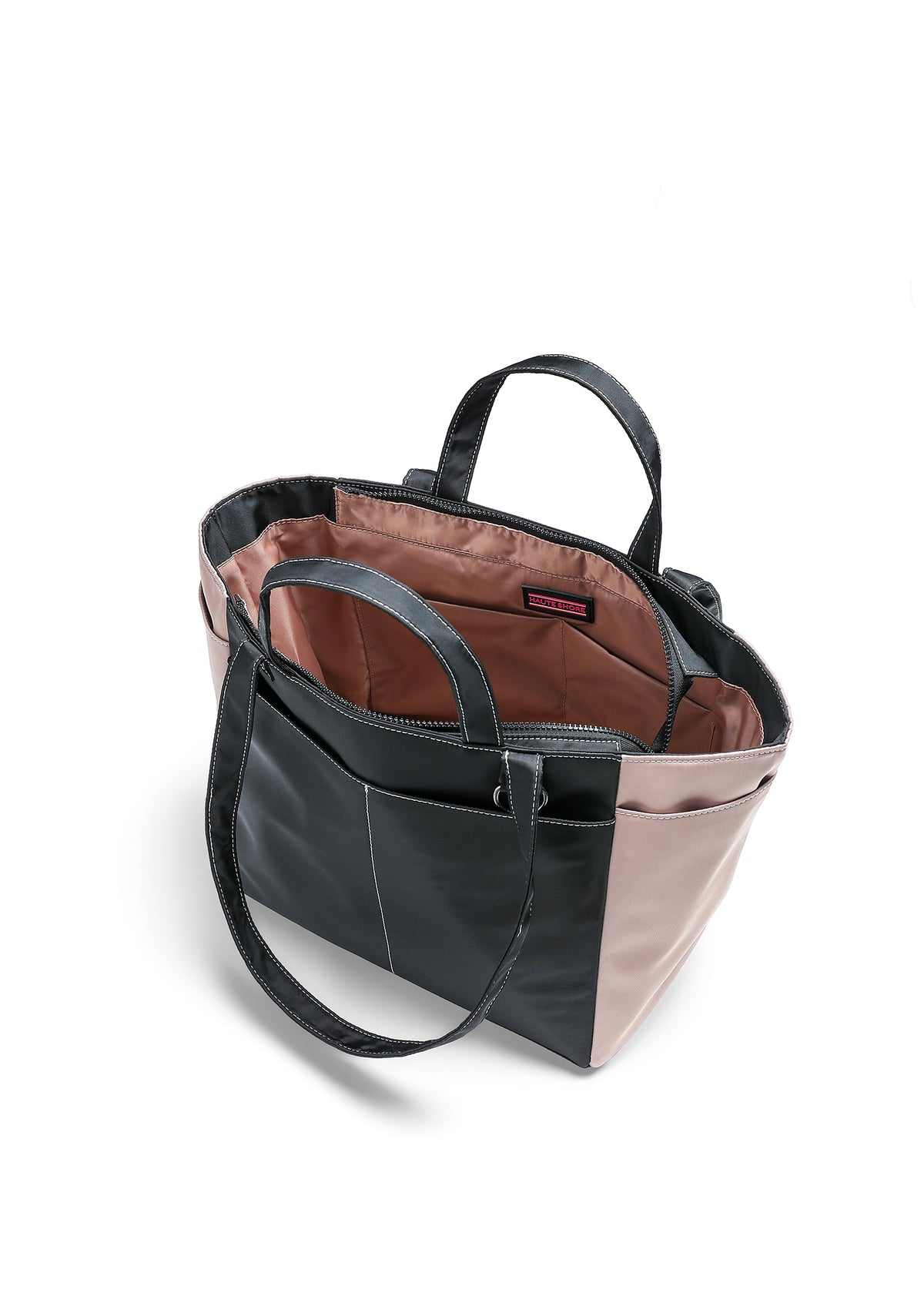Hayden Black/Mocha Tote