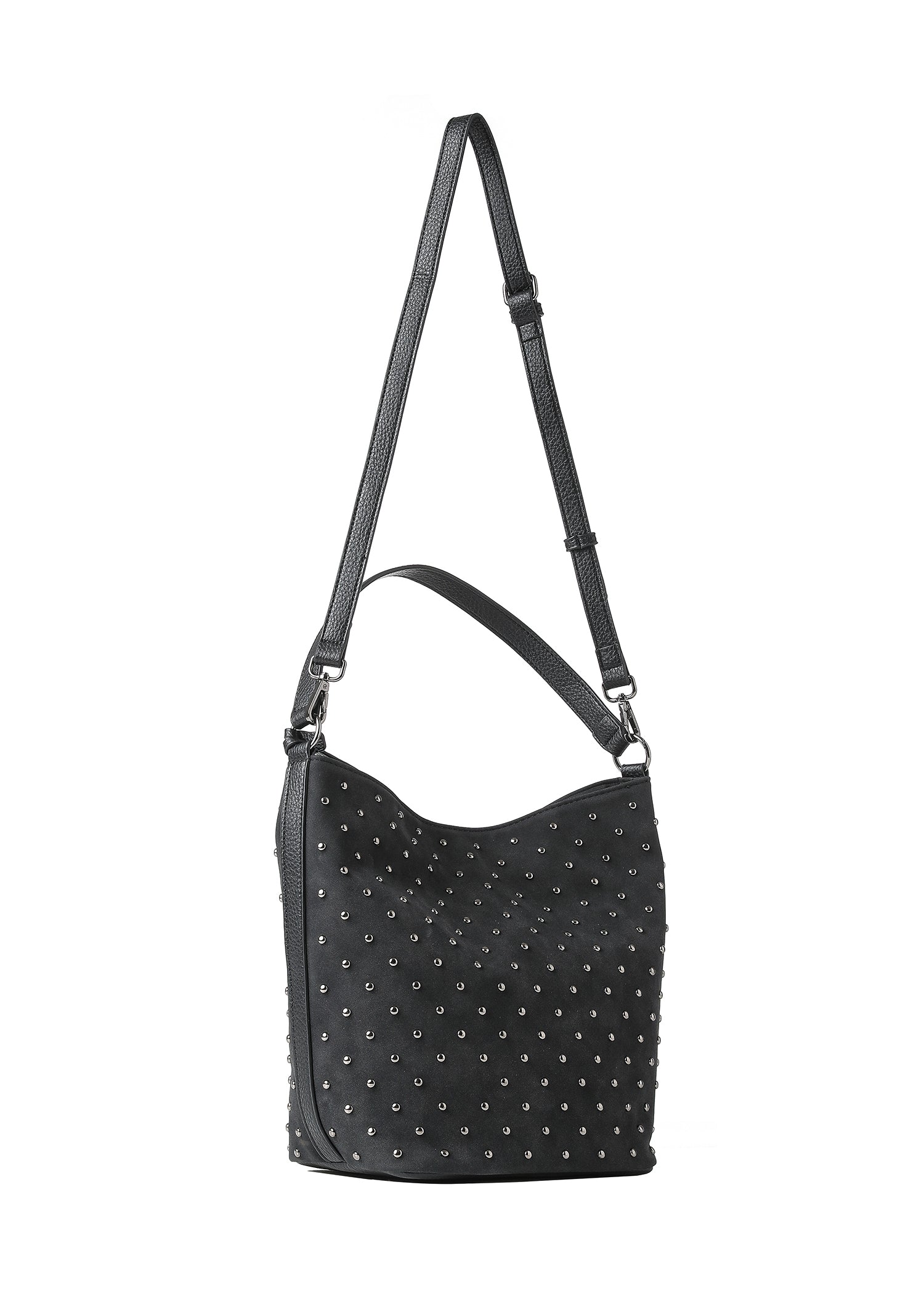 Celine Black Suede Shoulder Bag