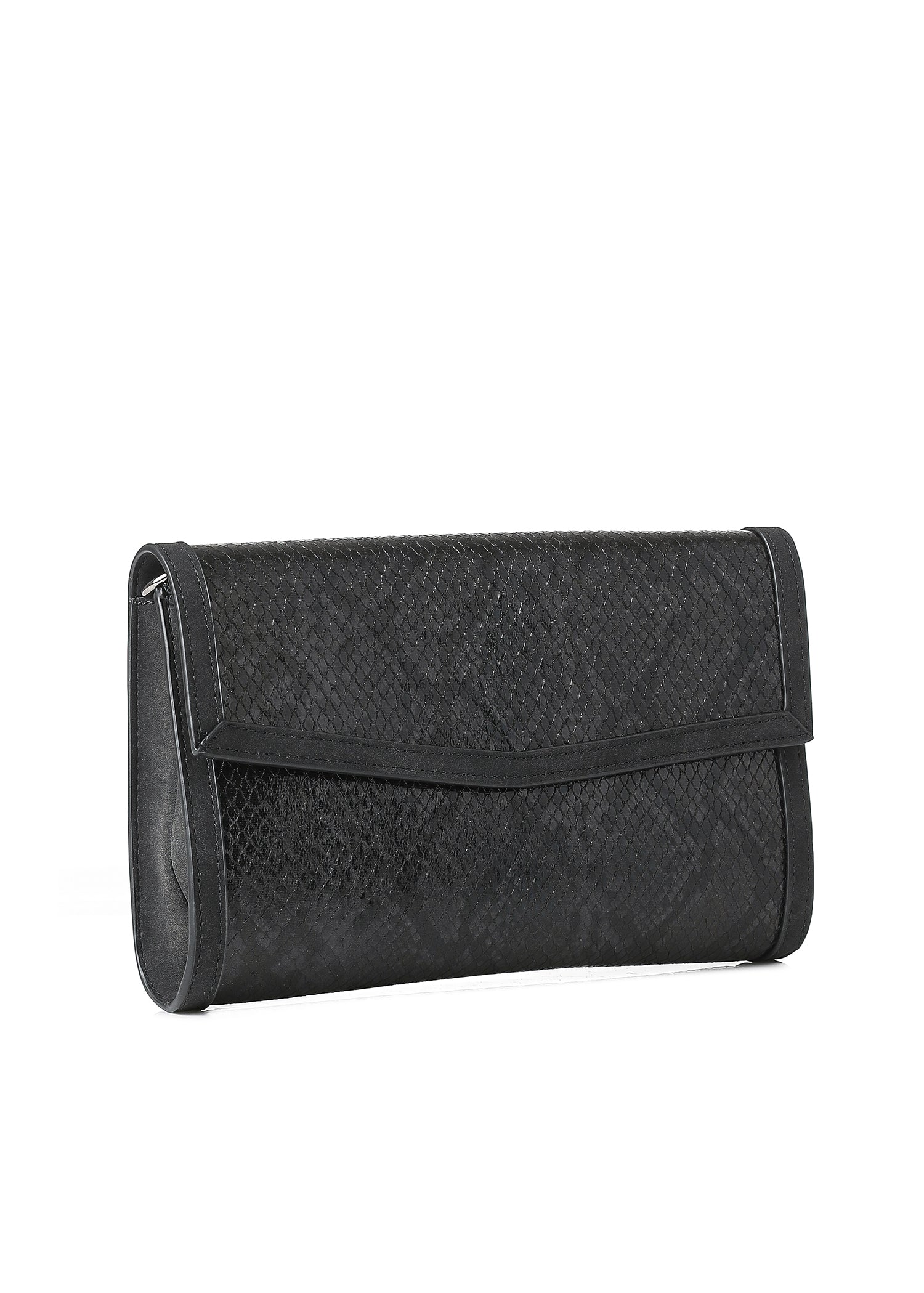 Beth Smoke Snake Clutch - FINAL SALE