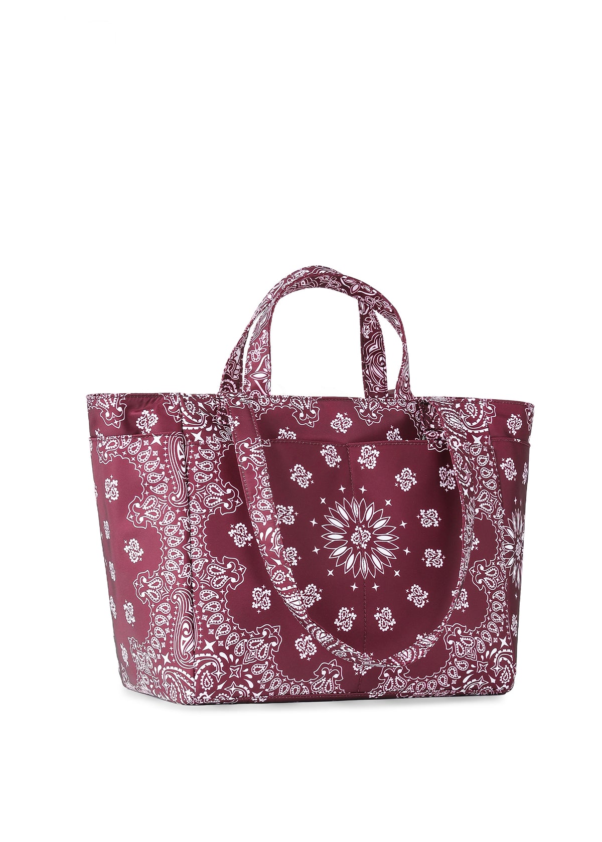 Hayden Burgundy Bandana Tote