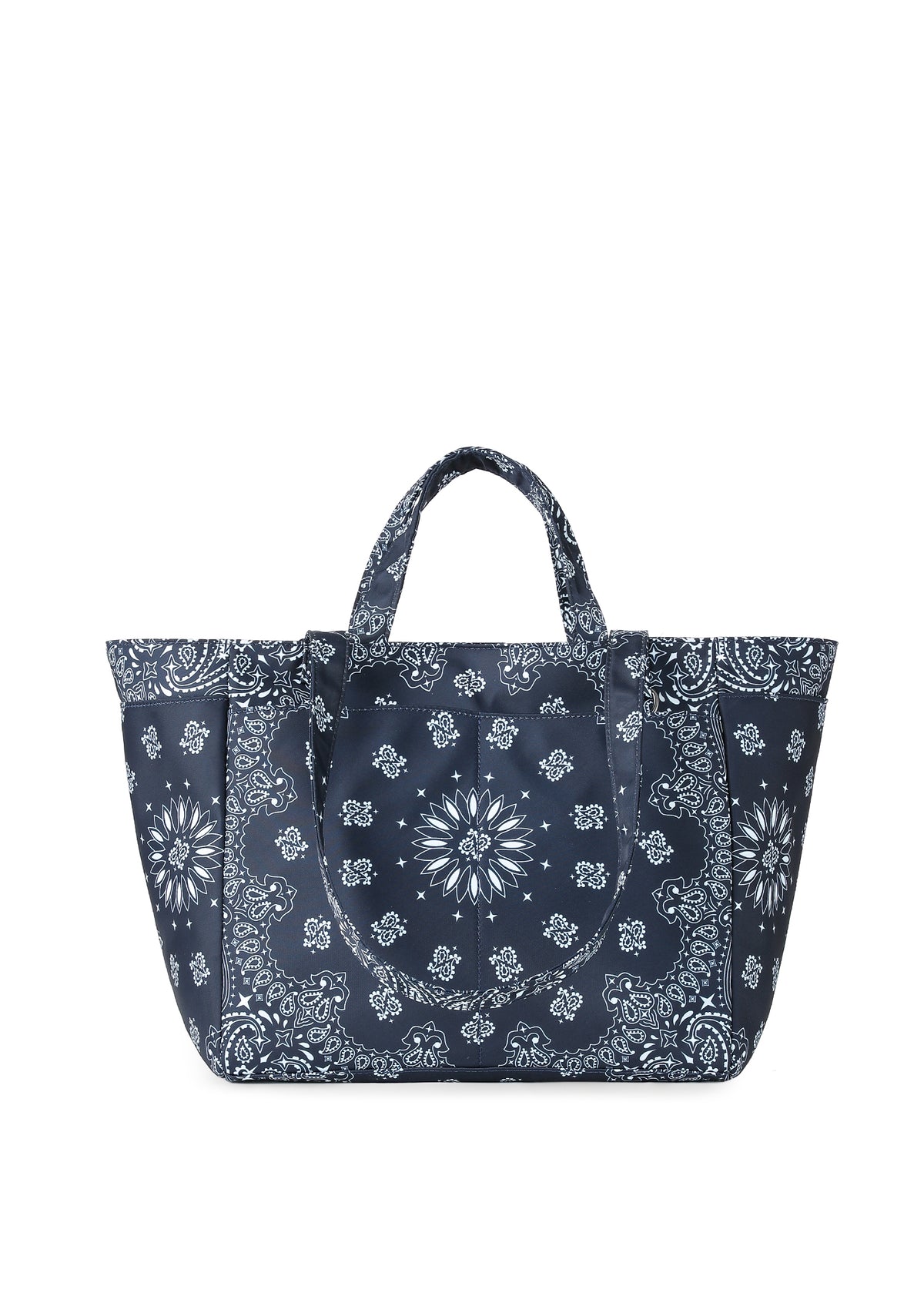 Hayden Navy Bandana Tote
