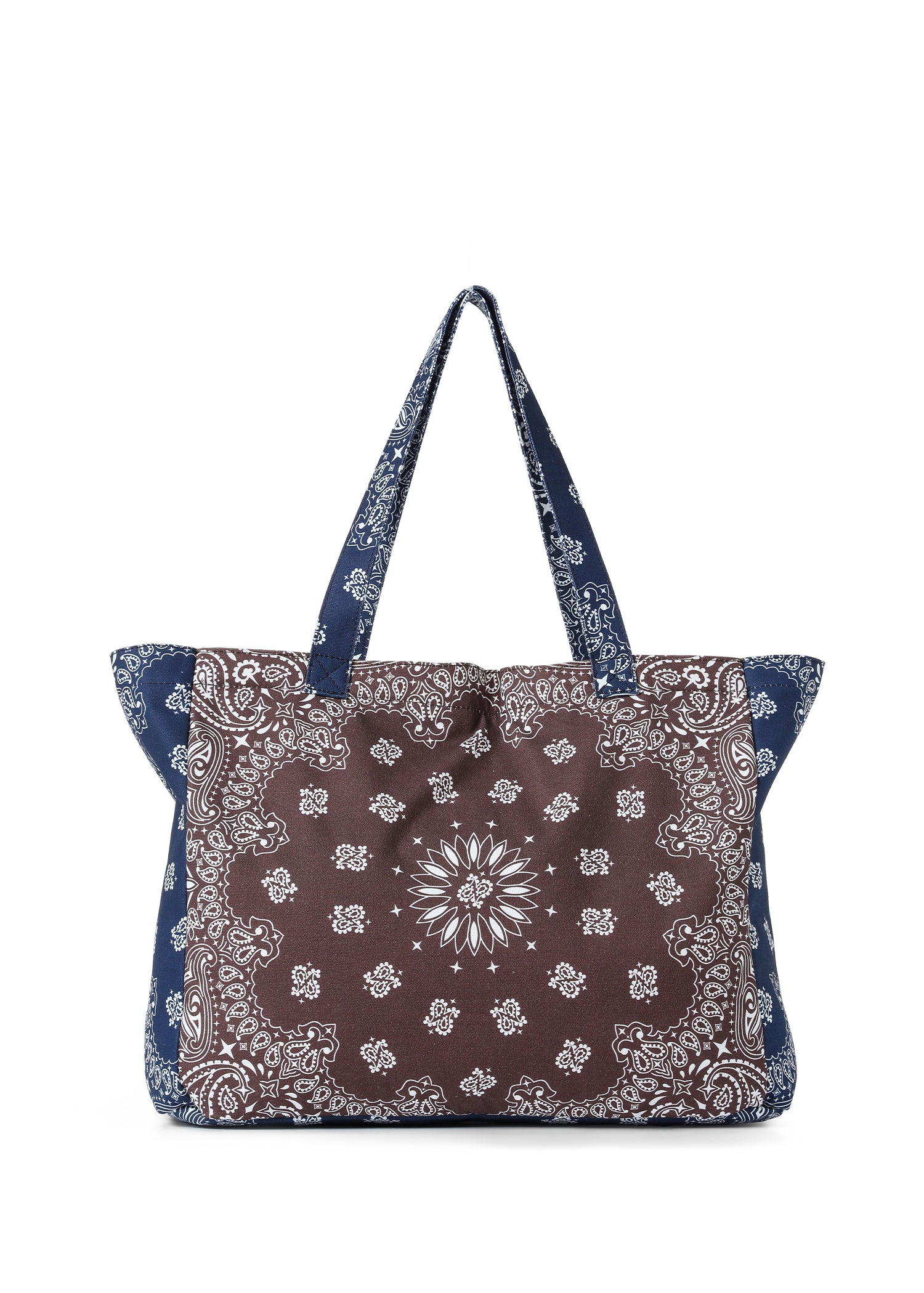 Bailey Brown/Navy Bandana Tote