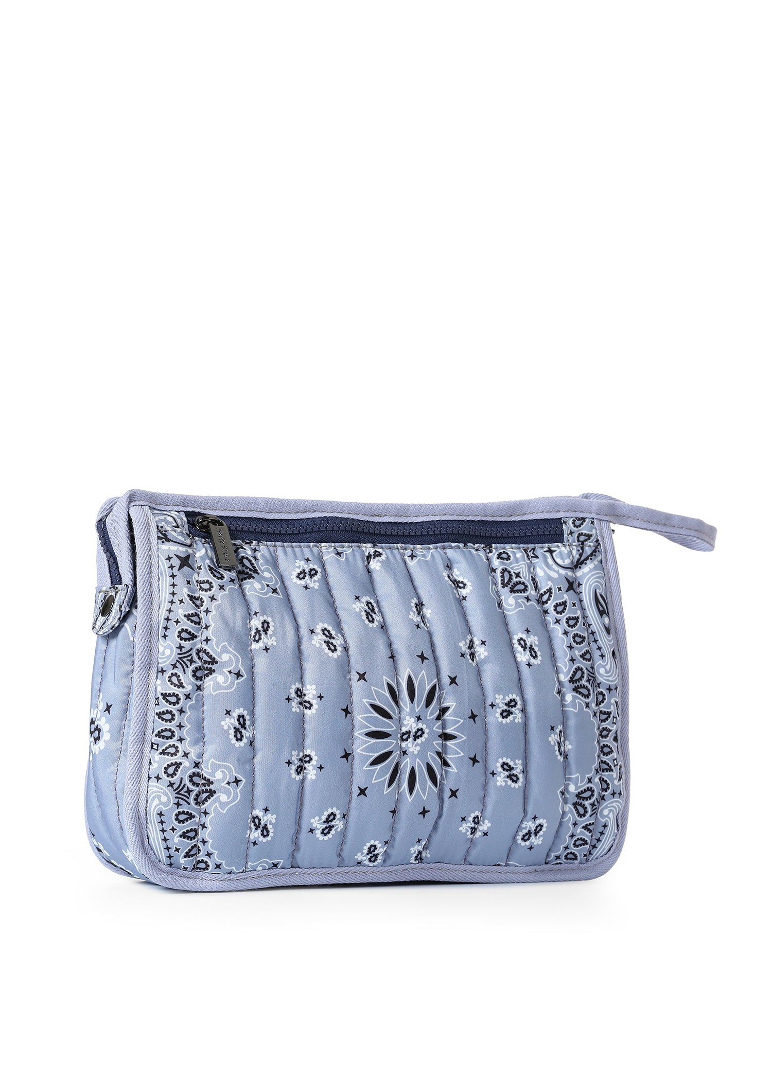 Beau Light Blue Bandana Pouch