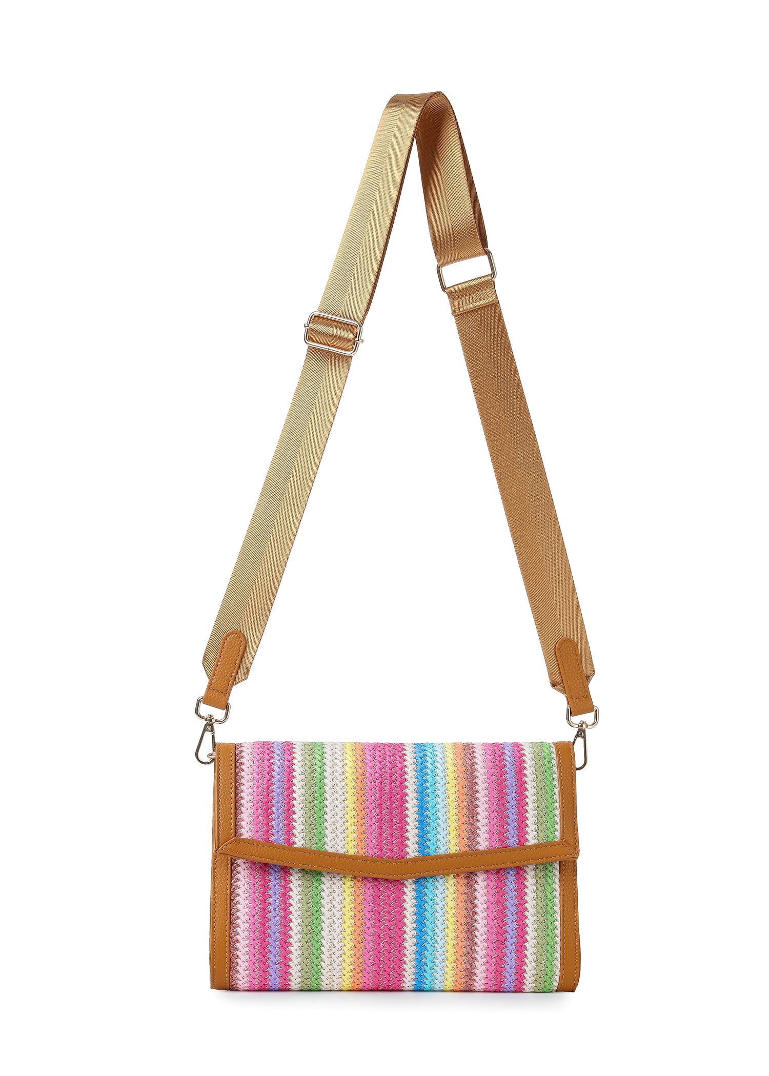 Beth Paradise Raffia Clutch