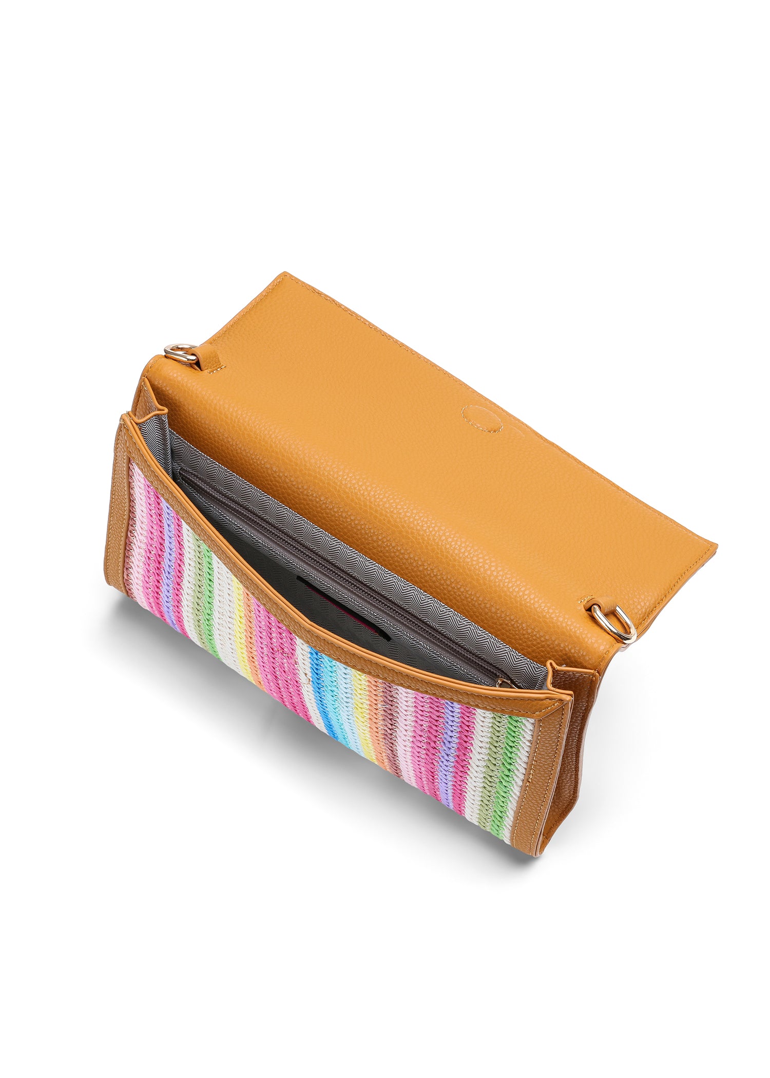 Beth Paradise Raffia Clutch